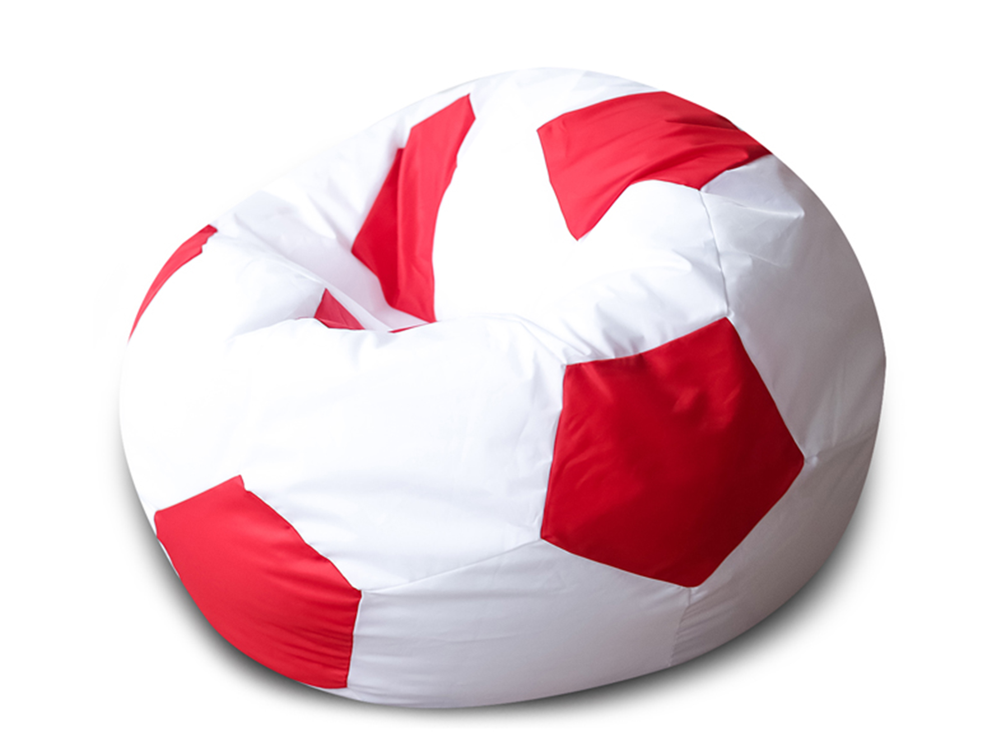 Кресло Мяч Бело-Красный Оксфорд MebelVia Бело-красный, Оксфорд