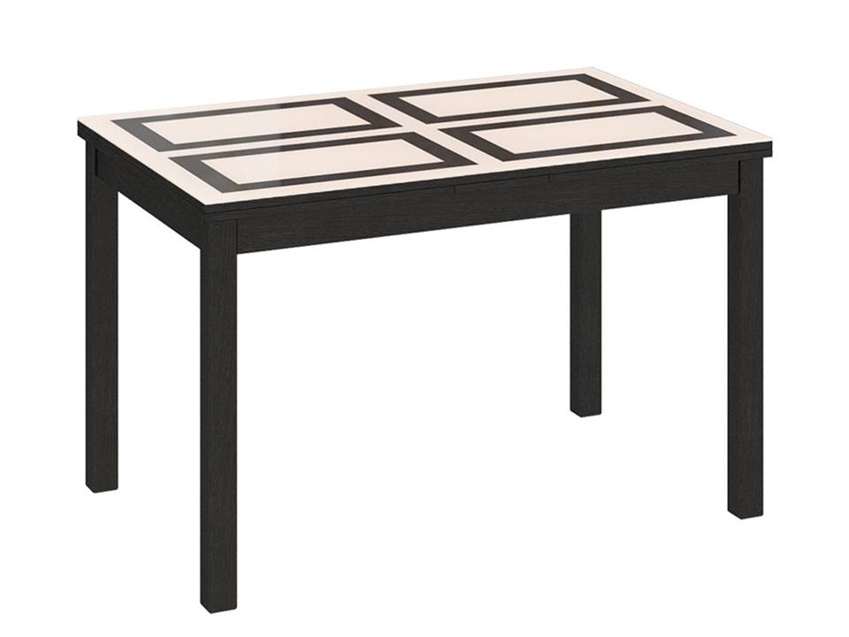 Стол обеденный Диез Т11 Коричневый темный, Стекло стол обеденный танго т2 коричневый темный стекло