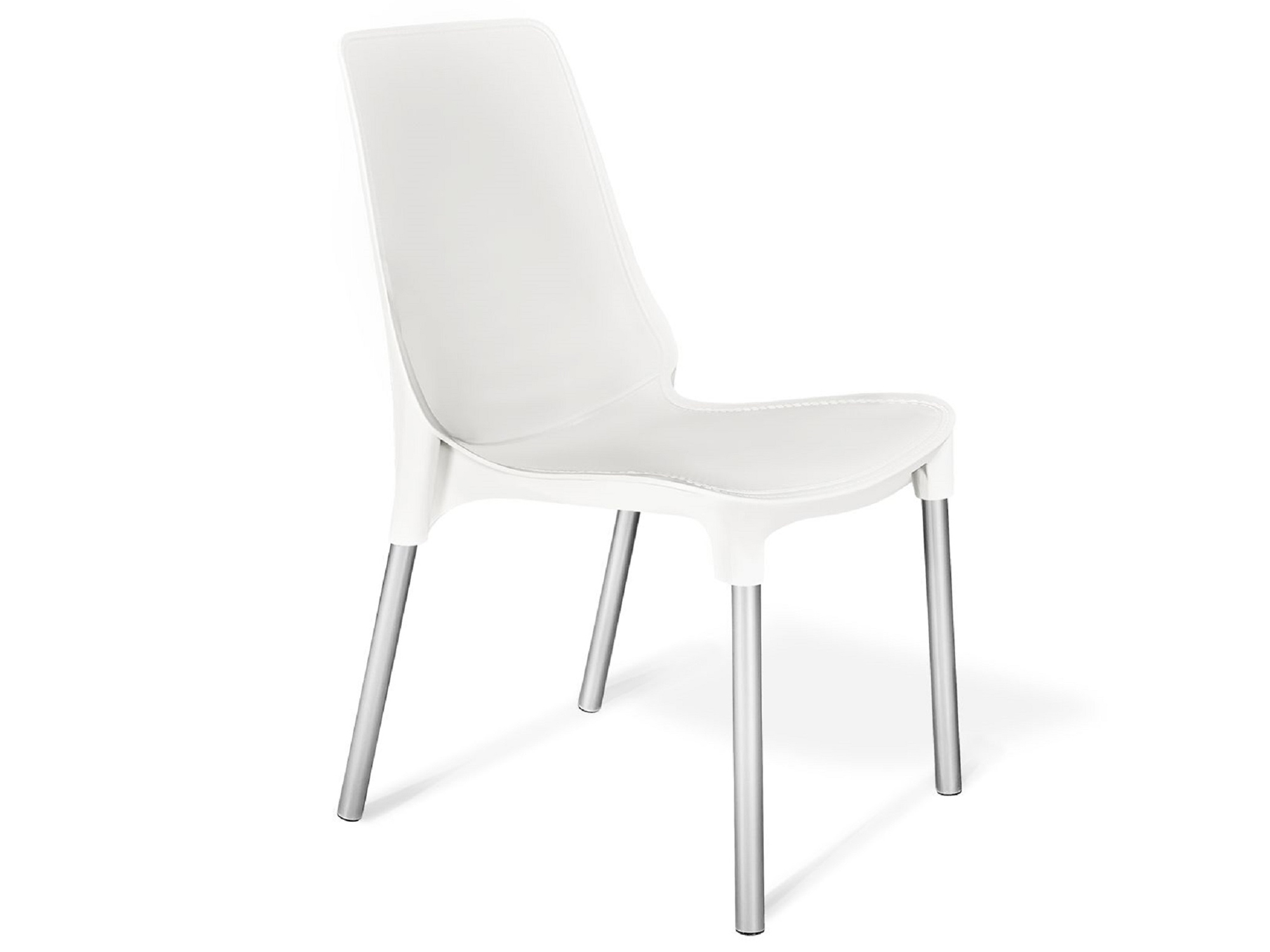 Стул SHT-S76 Белый, Пластик стул sht s76 комплект из 2 шт бежевый металл