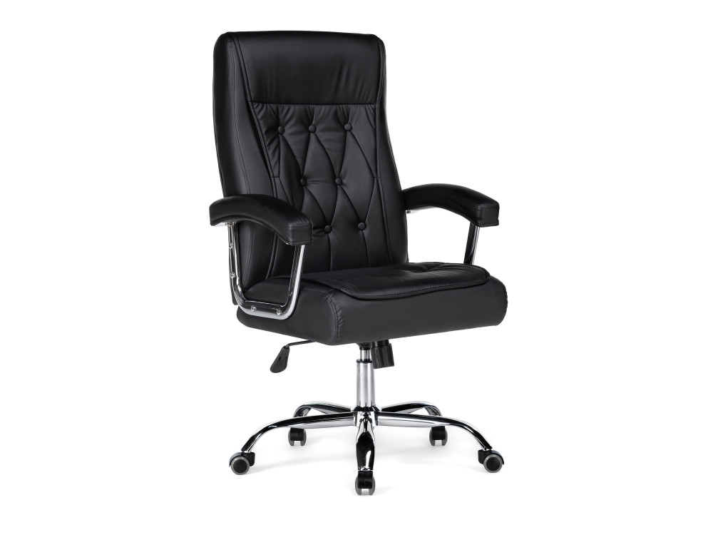 Class black Стул Черный, Хромированный металл longer black стул серый хромированный металл