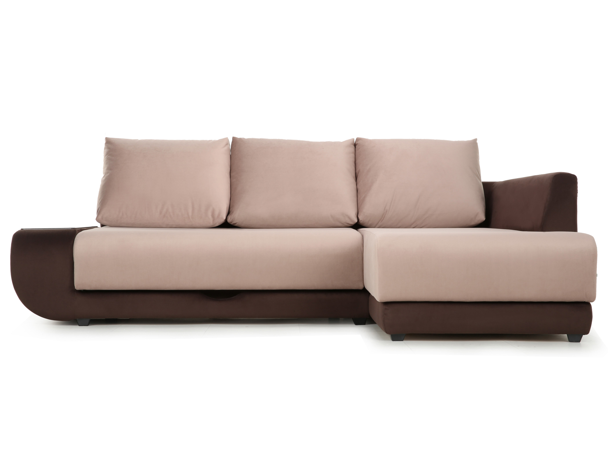 Угловой диван с независимым пружинным блоком Поло LUX НПБ (Нью-Йо угловой диван поло lux нью йорк левый mebelvia бежевый микровелюр лдсп брус фанера