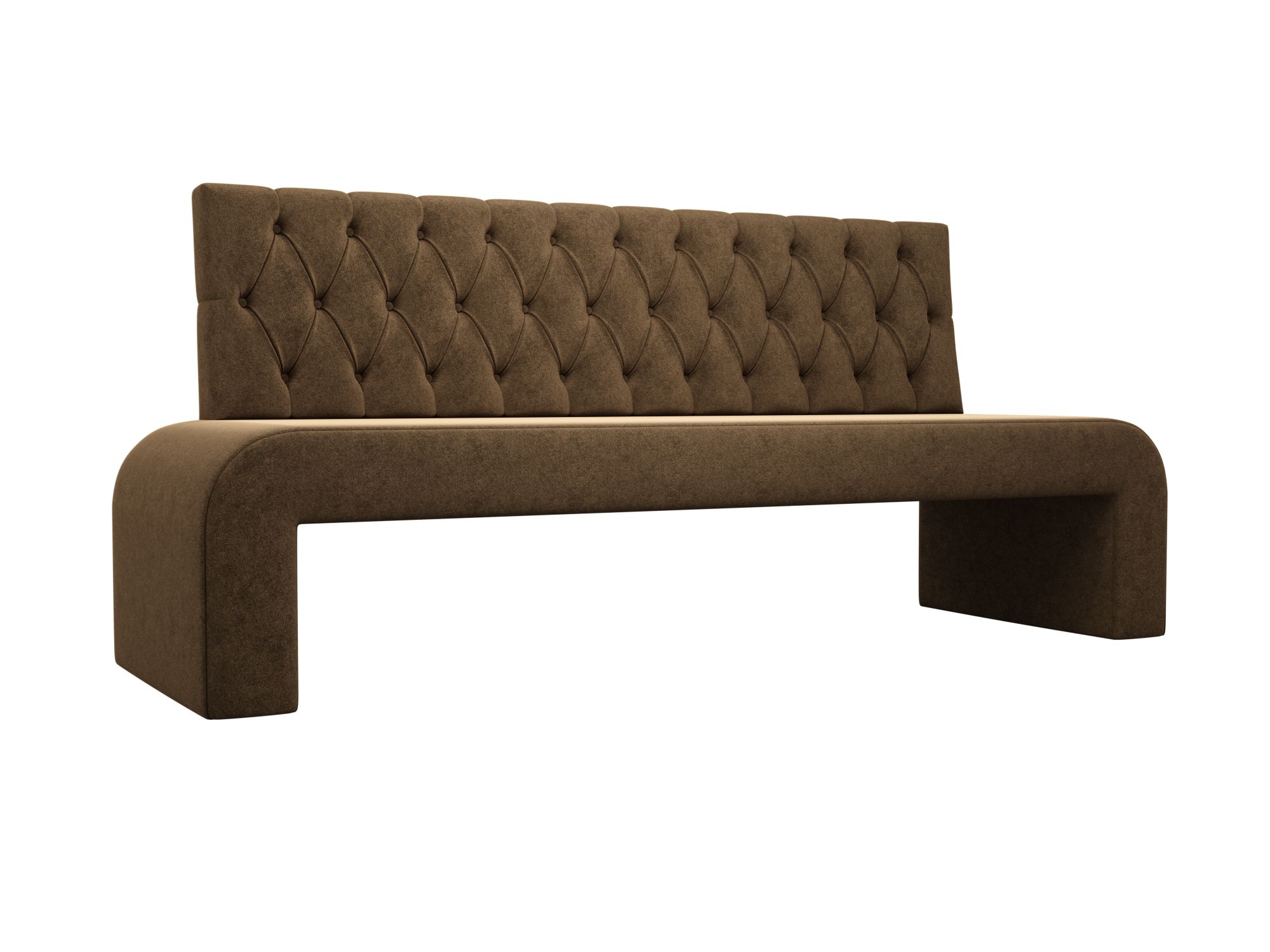 кухонный диван мебелико лео микровельвет коричневый Кухонный диван Кармен Люкс Коричневый, ЛДСП