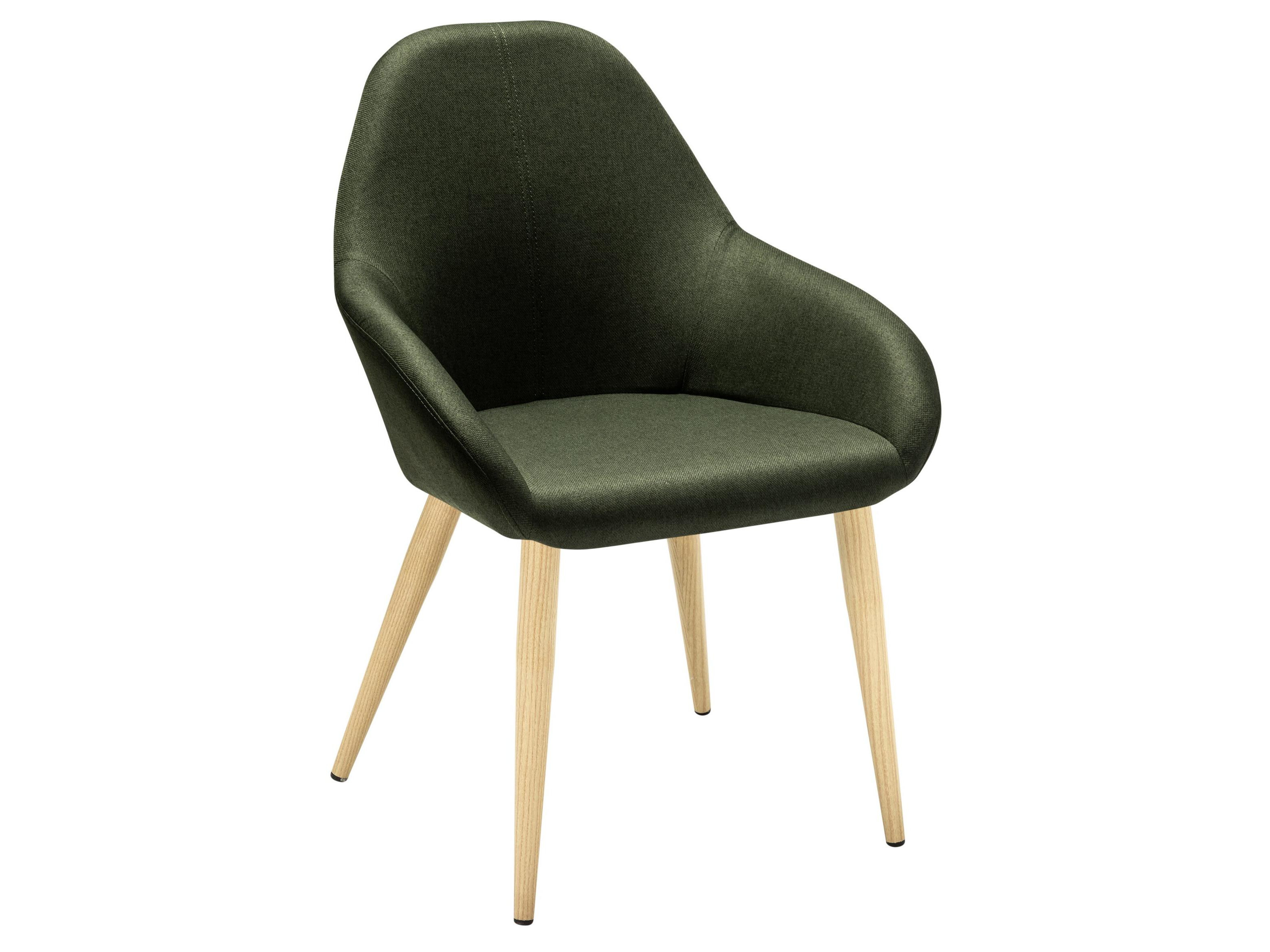 Кресло Kent тёмно-зеленый/нат.дуб Зеленый, Металл кресло kent тёмно серый арки серый металл
