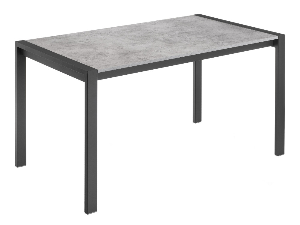 Центавр бетон / графит Стол деревянный Черный, Металл стол деревянный центавр 120 160 х70х76