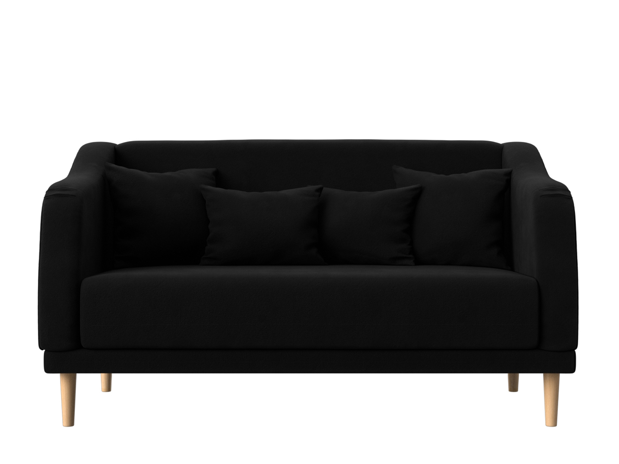 Кухонный диван Киото Черный, ЛДСП кухонный диван артмебель лина микровельвет черный