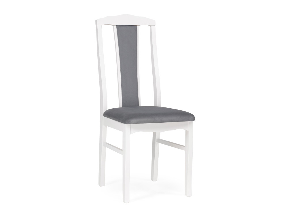 айра серый белый стул деревянный белый массив березы Гроджин белый / ткань 996 Стул деревянный Белый, Массив березы
