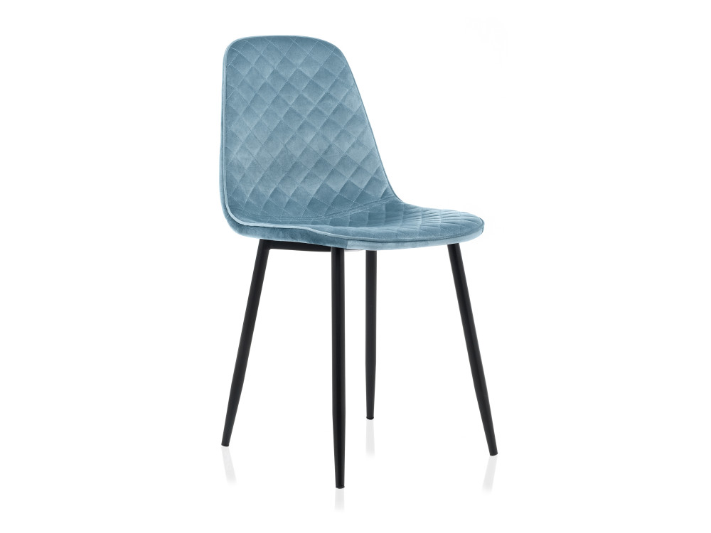 Capri голубой Стул Черный, Окрашенный металл capri blue white стул белый окрашенный металл