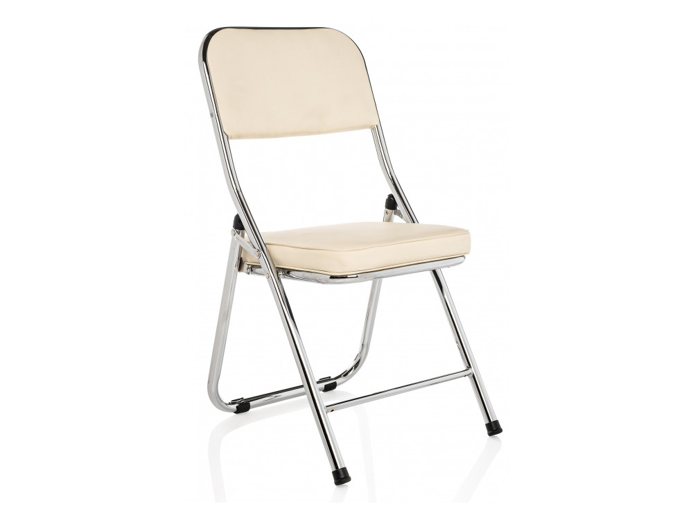 Стул Chair раскладной бежевый Стул Серый, Металл стул chair раскладной бежевый стул серый металл