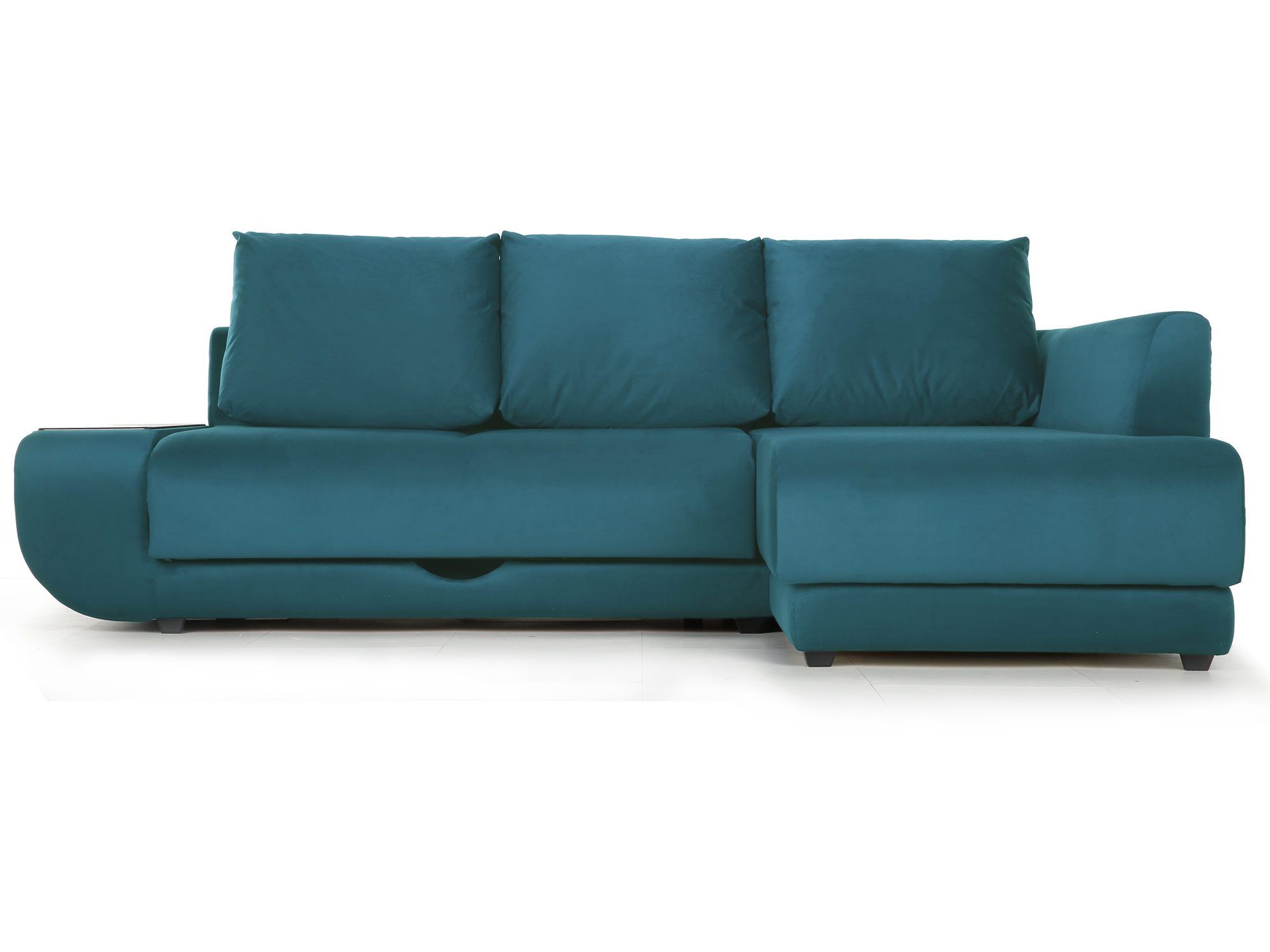Угловой диван с независимым пружинным блоком Поло LUX НПБ (Нью-Йорк угловой диван поло lux нью йорк правый mebelvia синий микровелюр массив лдсп фанера