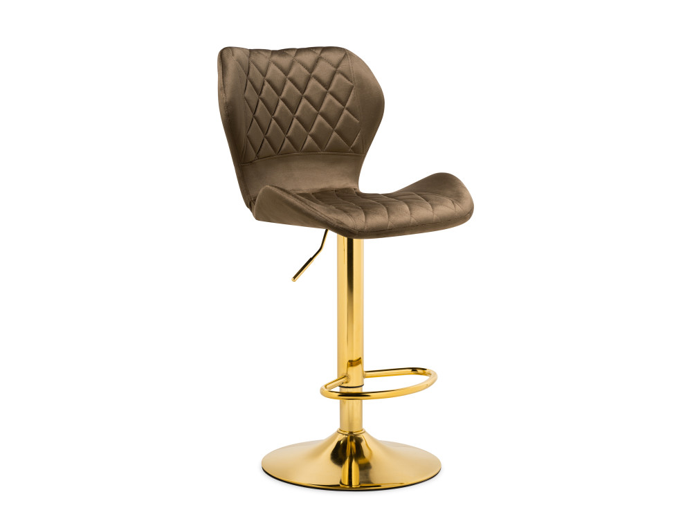 Porch cappuccino / gold Барный стул Бежевый, Металл porch chrome gray барный стул серый металл