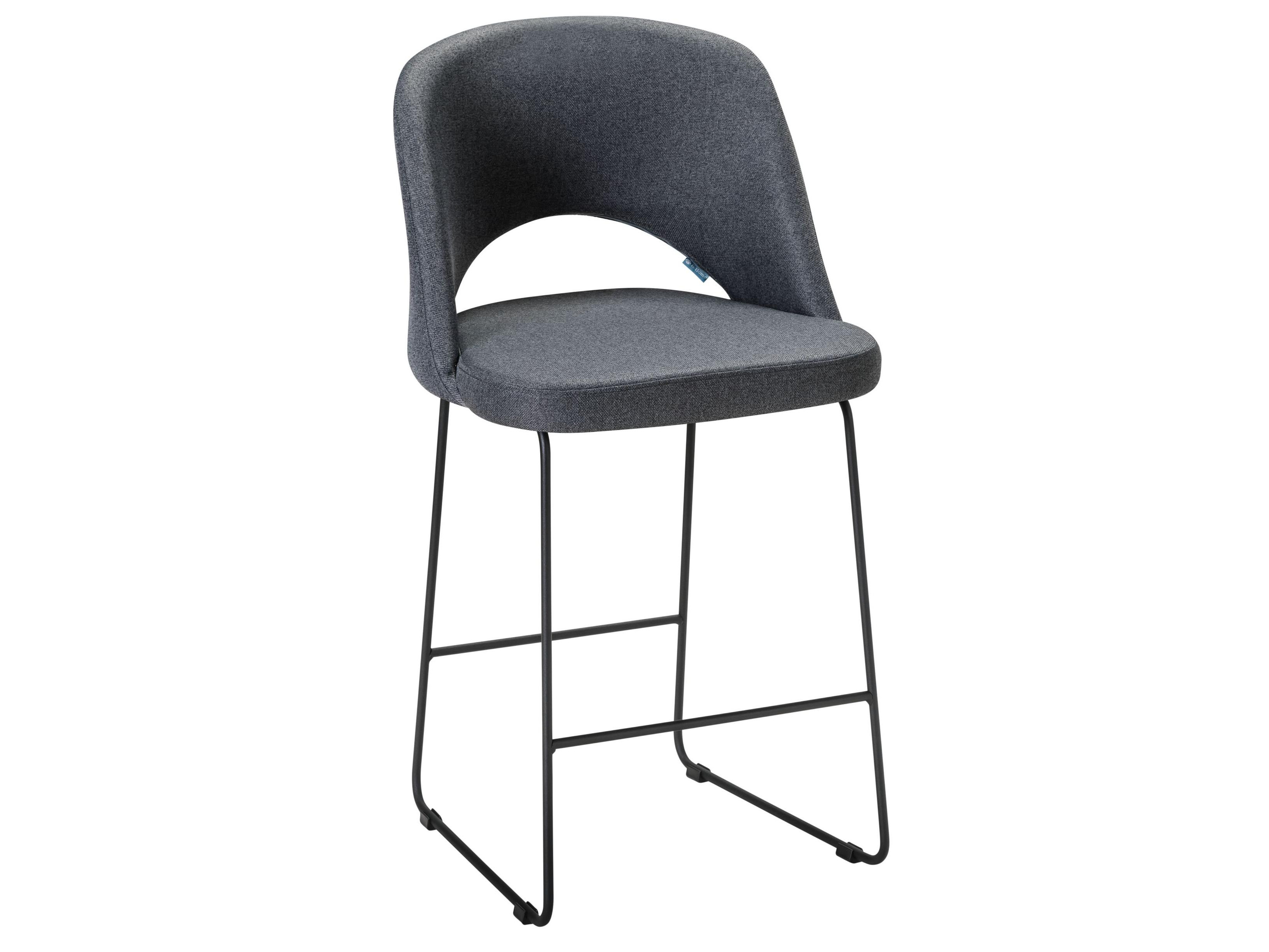Кресло полубар Lars тёмно-серый/Линк Серый, Металл полубарное кресло lars серый линк