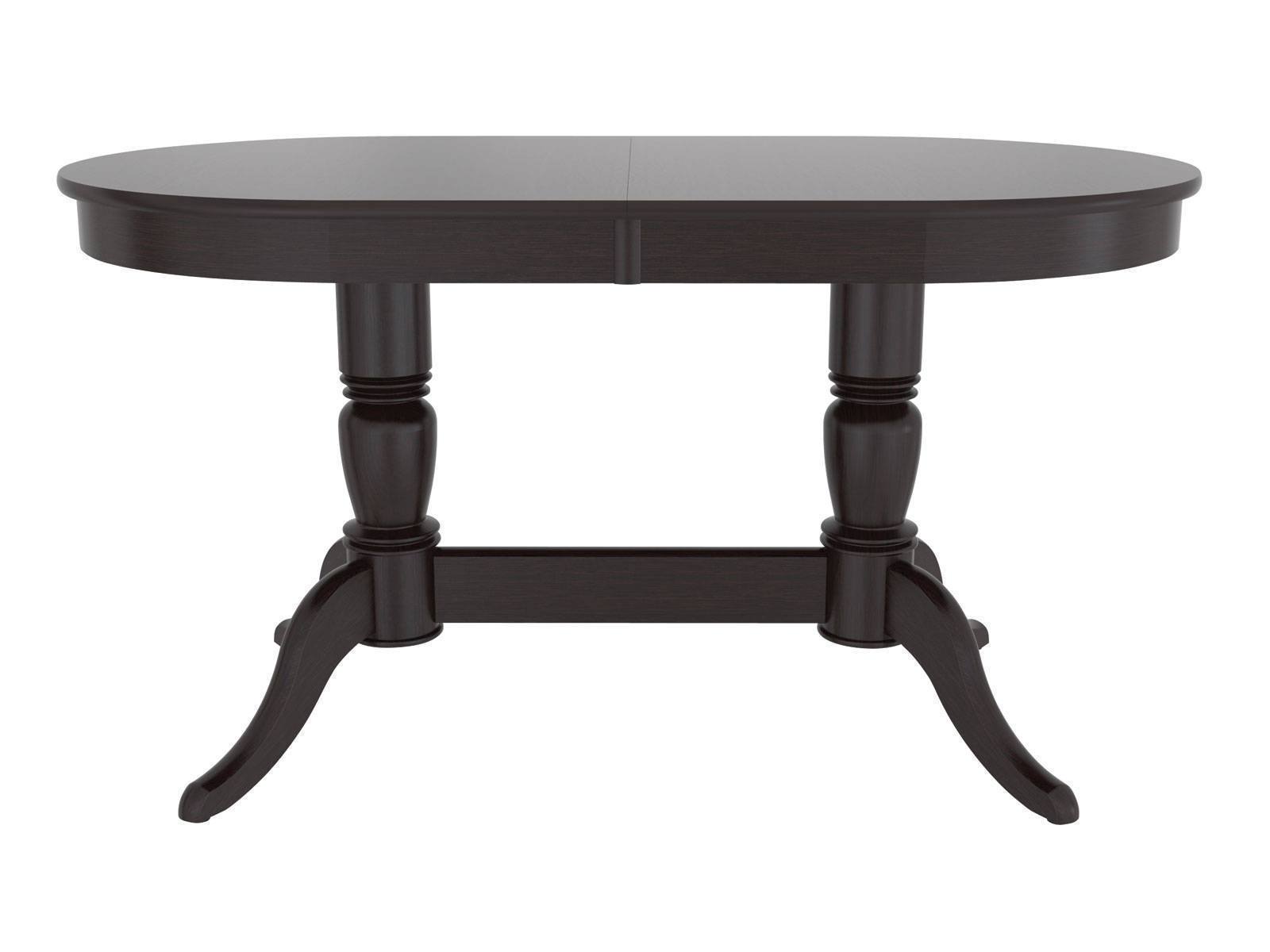 Кухонный стол Фламинго 5 Коричневый темный, Массив стол стеклянный м15 коричневый темный массив