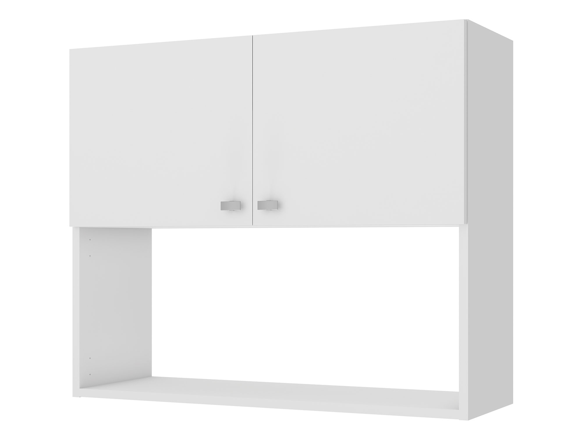 Скай шкаф навесной, 80 см Белый, ЛДСП скай шкаф напольный 80 см белый лдсп