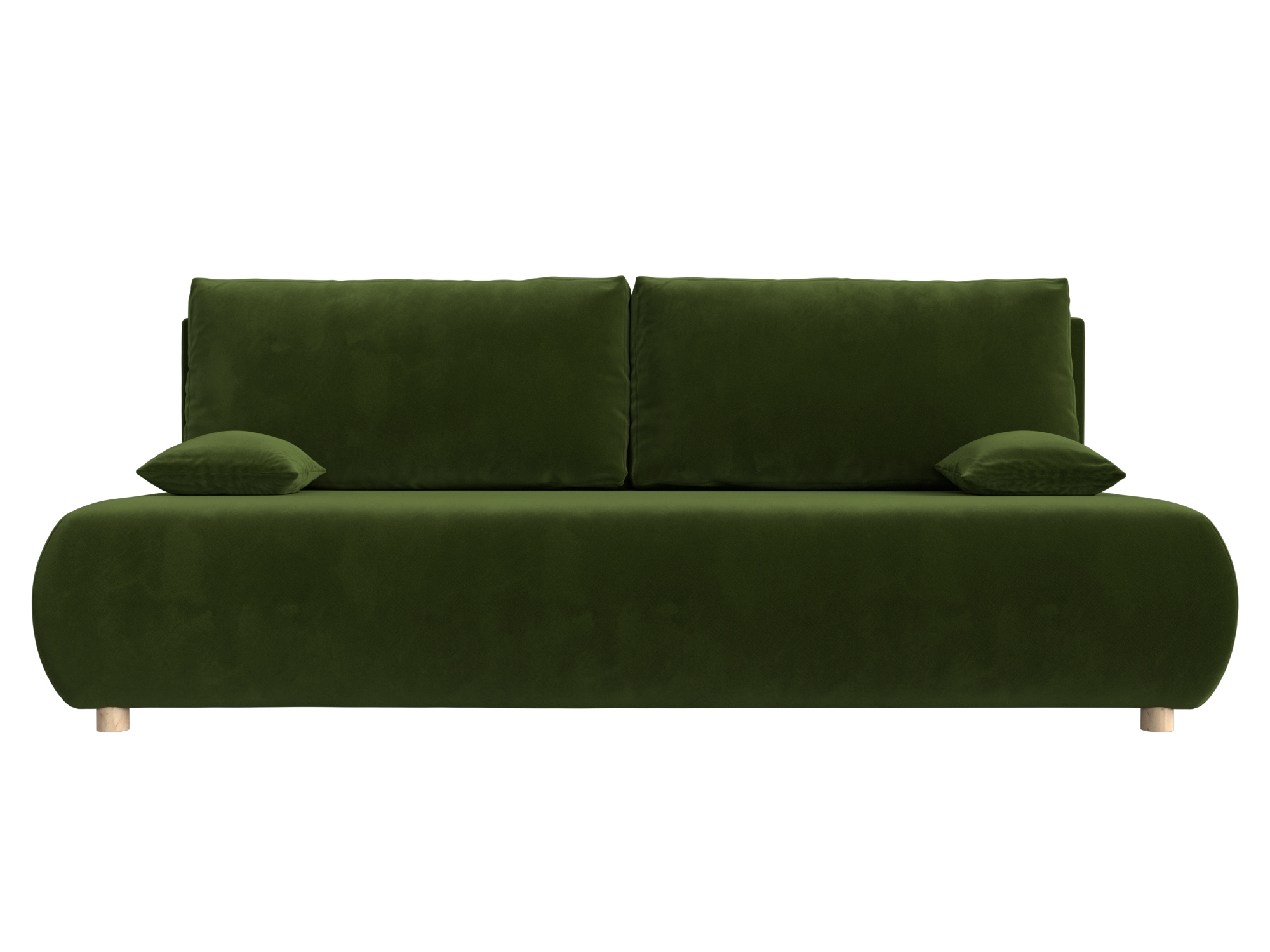 Диван Лига-001 MebelVia Зеленый, Микровельвет, ЛДСП, Брус диван лига диванов лондон микровельвет зеленый прямой
