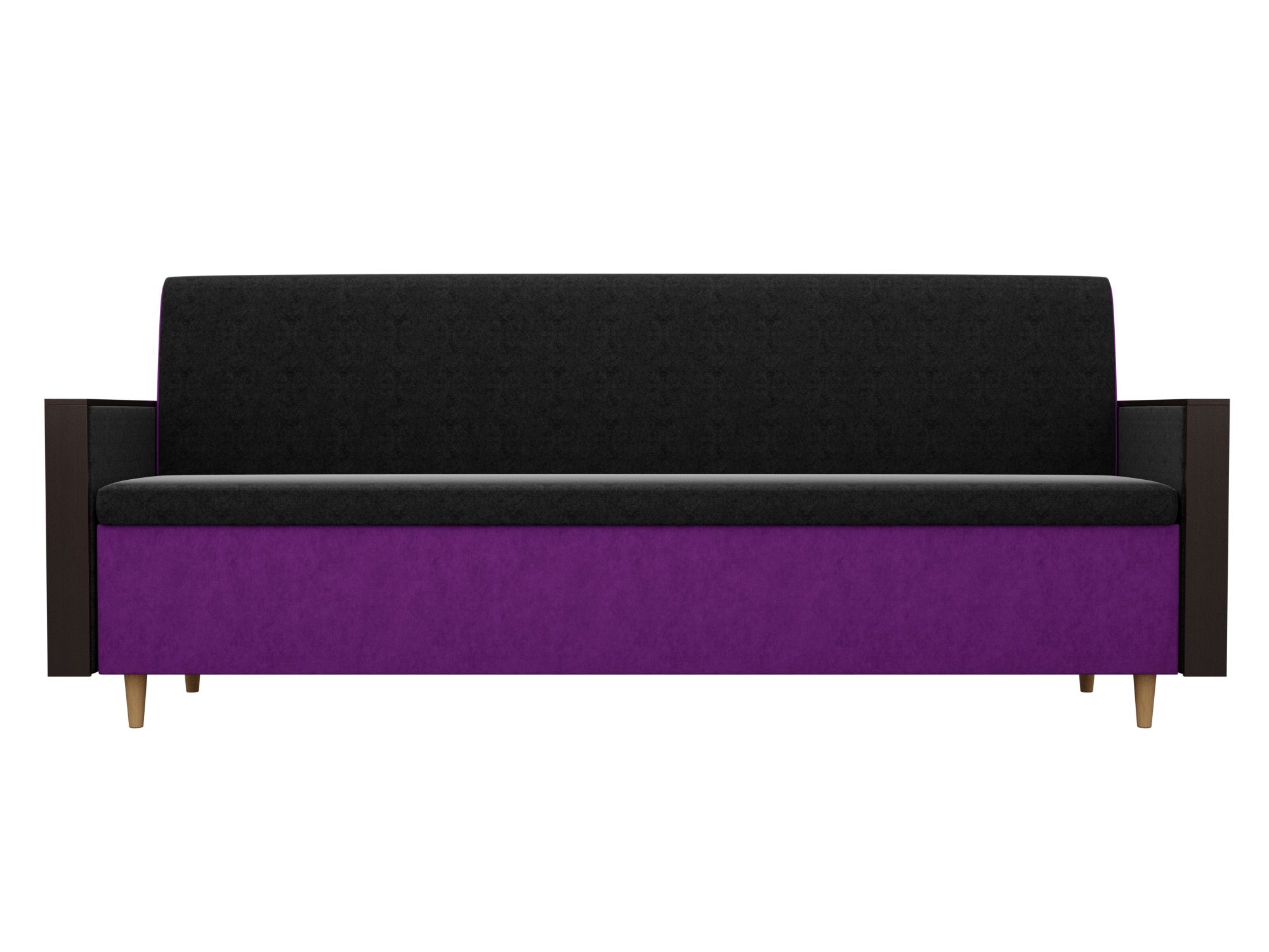 Кухонный диван Модерн Черный, Фиолетовый, ЛДСП диван евро люкс mebelvia черный фиолетовый вельвет лдсп фанера
