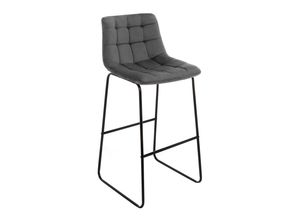 Stil серый Барный стул Черный, Металл стул kenner 124r v11 серый опоры белые серый металл