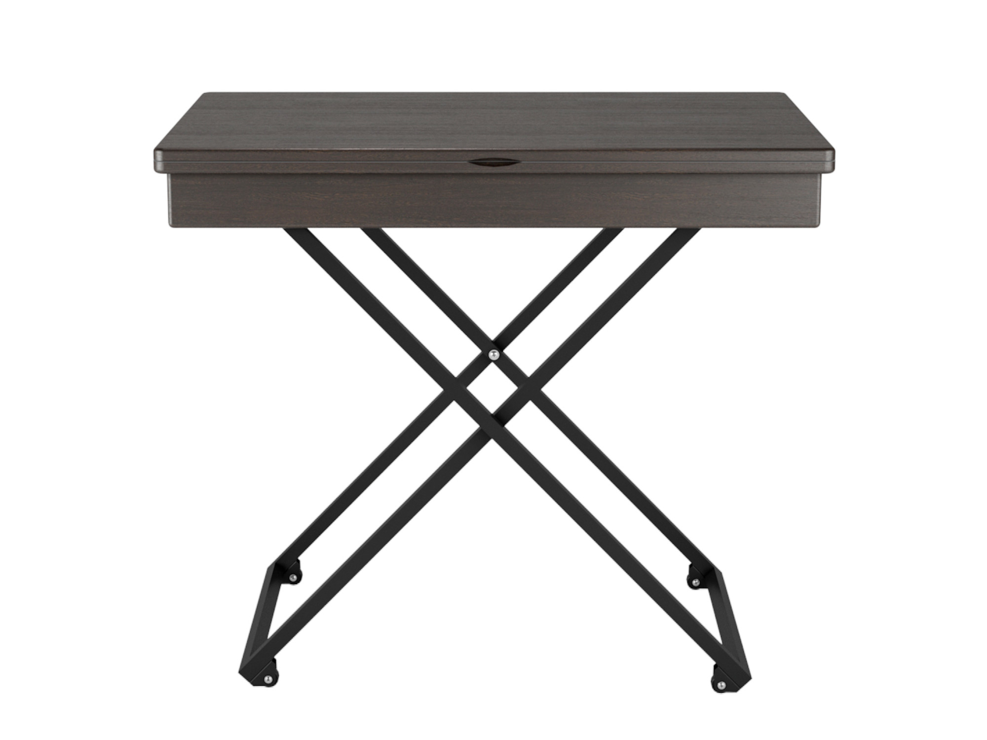 Стол трансформируемый Андрэ Коричневый темный, Белый, ЛМДФ 16 мм стол трансформируемый андрэ коричневый темный белый лмдф 16 мм