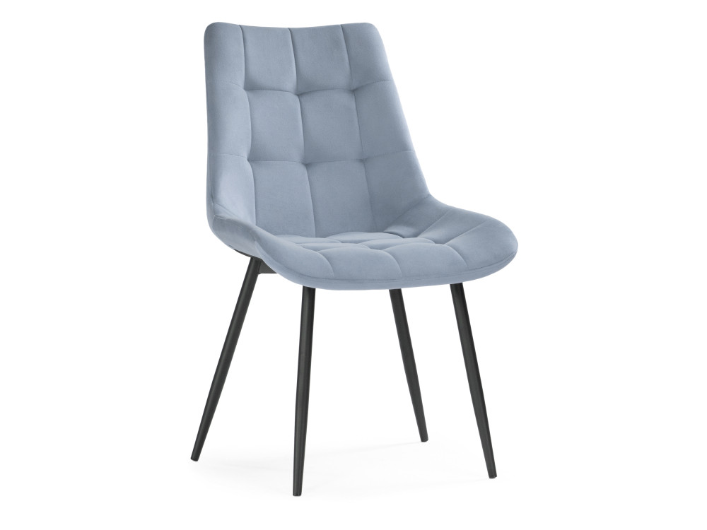 Sidra light blue / black Стул Черный, Окрашенный металл kora light blue white стул белый окрашенный металл