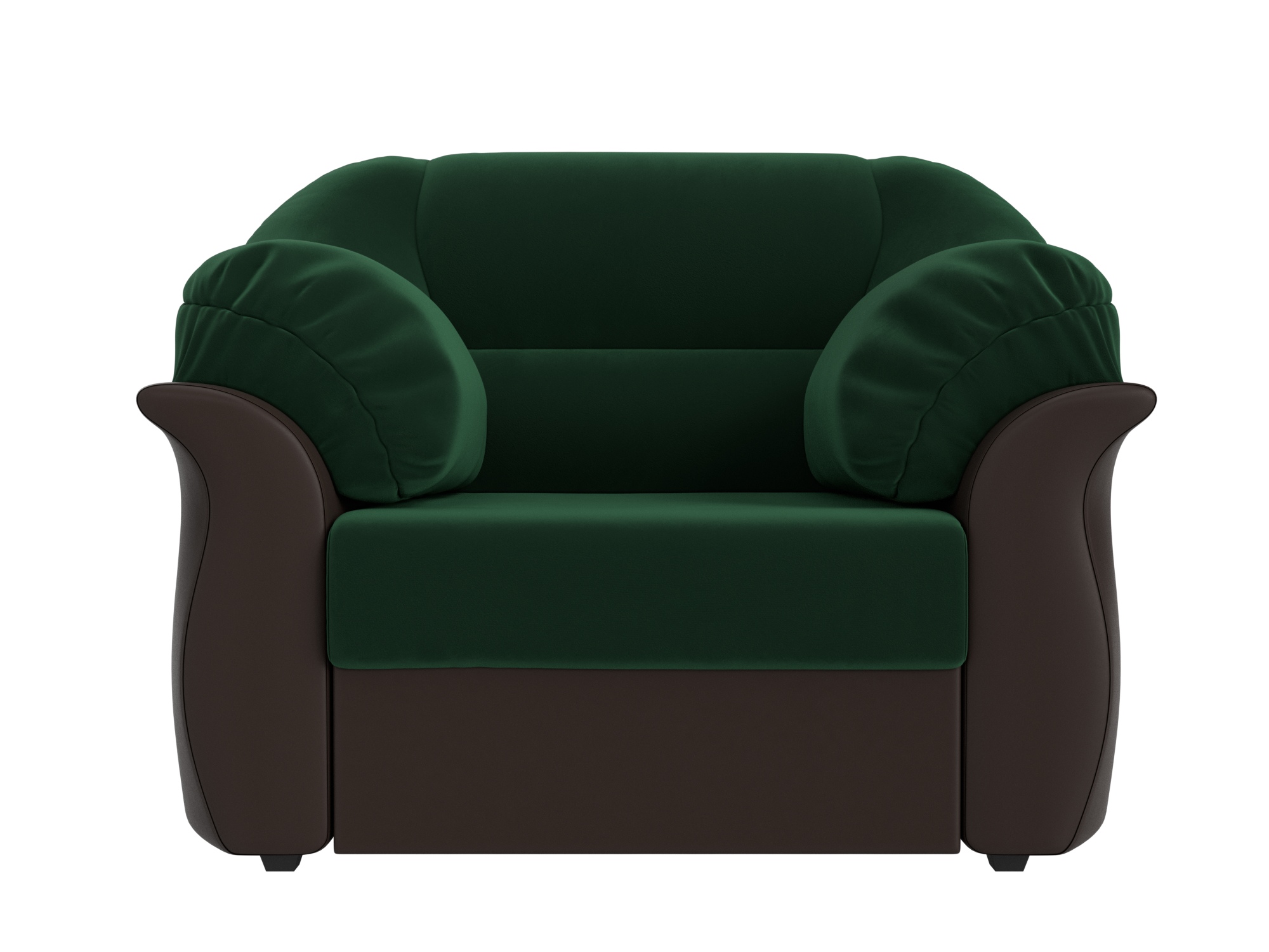 Кресло Карнелла MebelVia , Зеленый, Велюр, Экокожа, ДСП, ЛДСП, Брус геймерское кресло everprof lotus s9 экокожа зеленый
