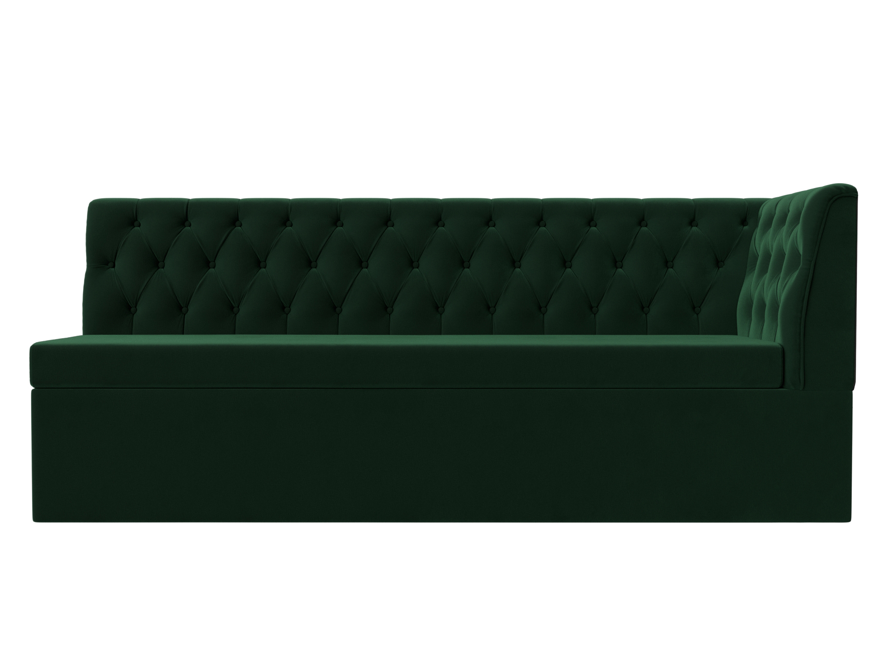 Кухонный диван Маркиз Правый Зеленый, ЛДСП кухонный диван маркиз правый коралловый лдсп