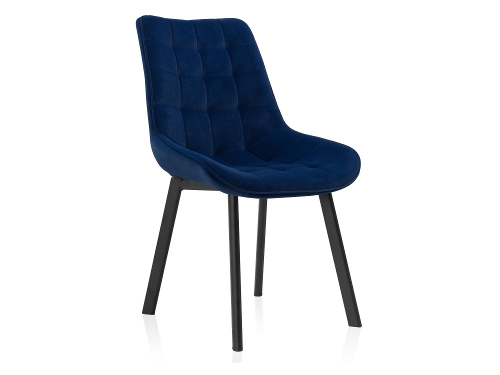 Hagen dark blue Стул Черный, Окрашенный металл velen grey blue стул черный окрашенный металл