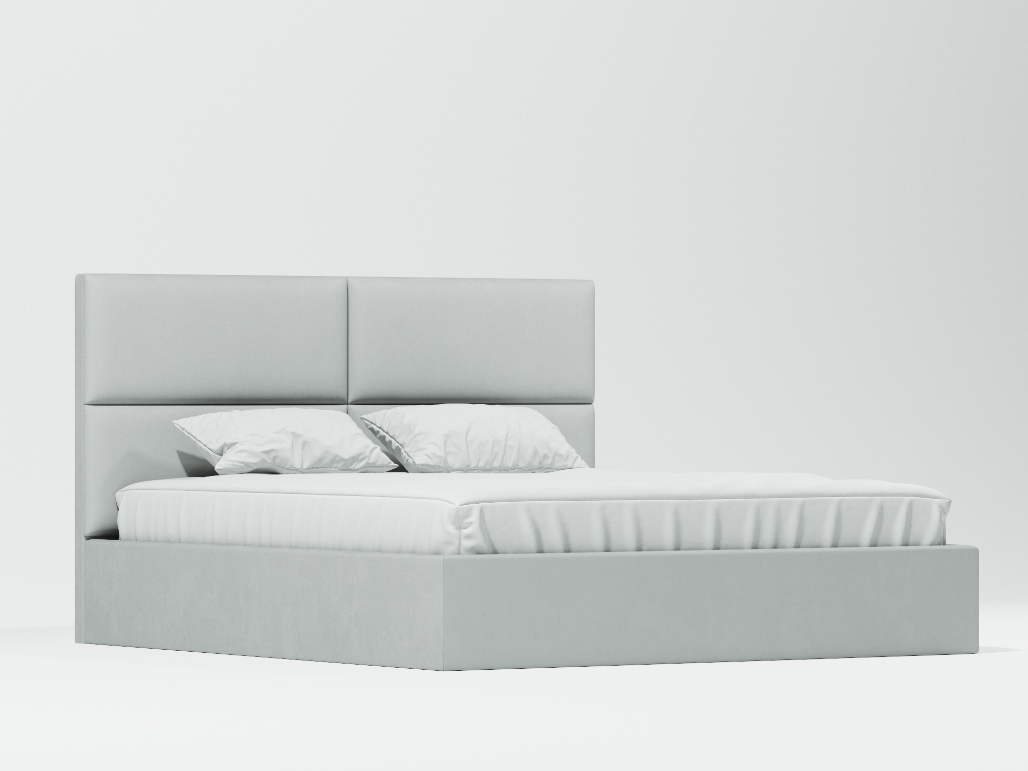 Кровать Примо (160х200) Белый, ДСП, МДФ кровать примо 160х200 темно феолетовый дсп мдф