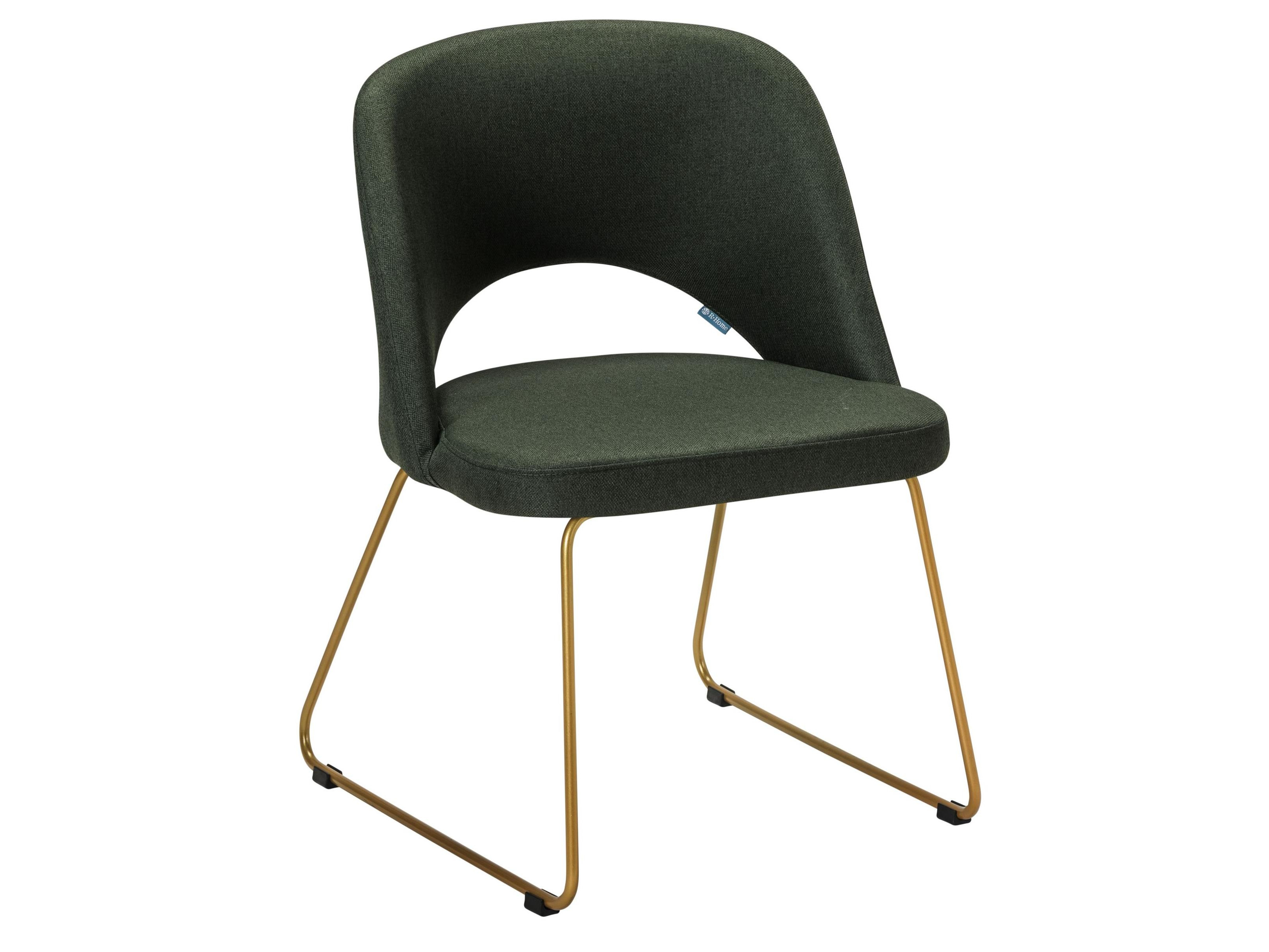 Кресло Lars тёмно-зеленый/Линк золото Зеленый, Металл барное кресло lars коричневый линк