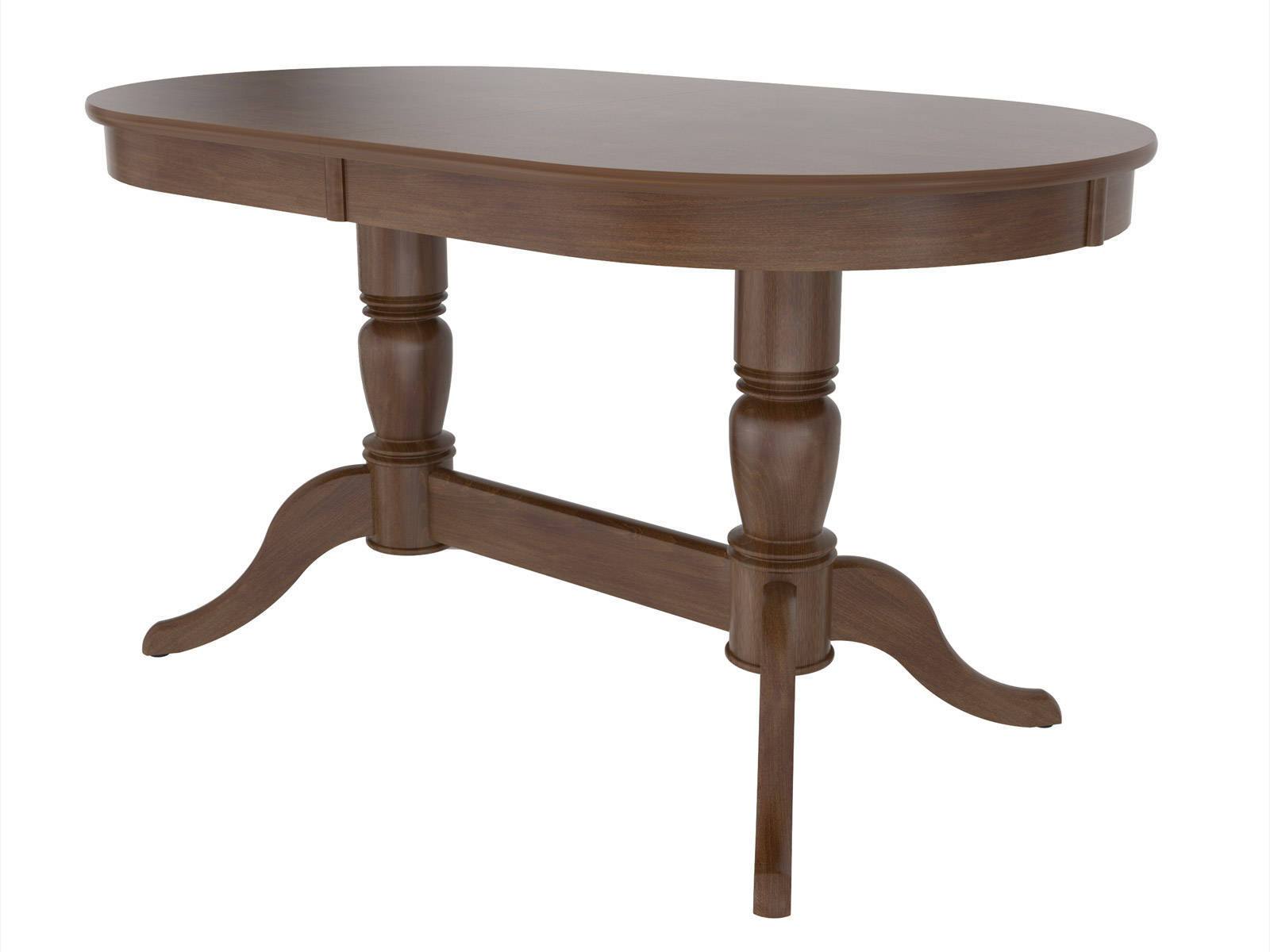 Кухонный стол Фламинго 5 Коричневый темный, Массив кухонный стол фламинго 1 коричневый темный массив