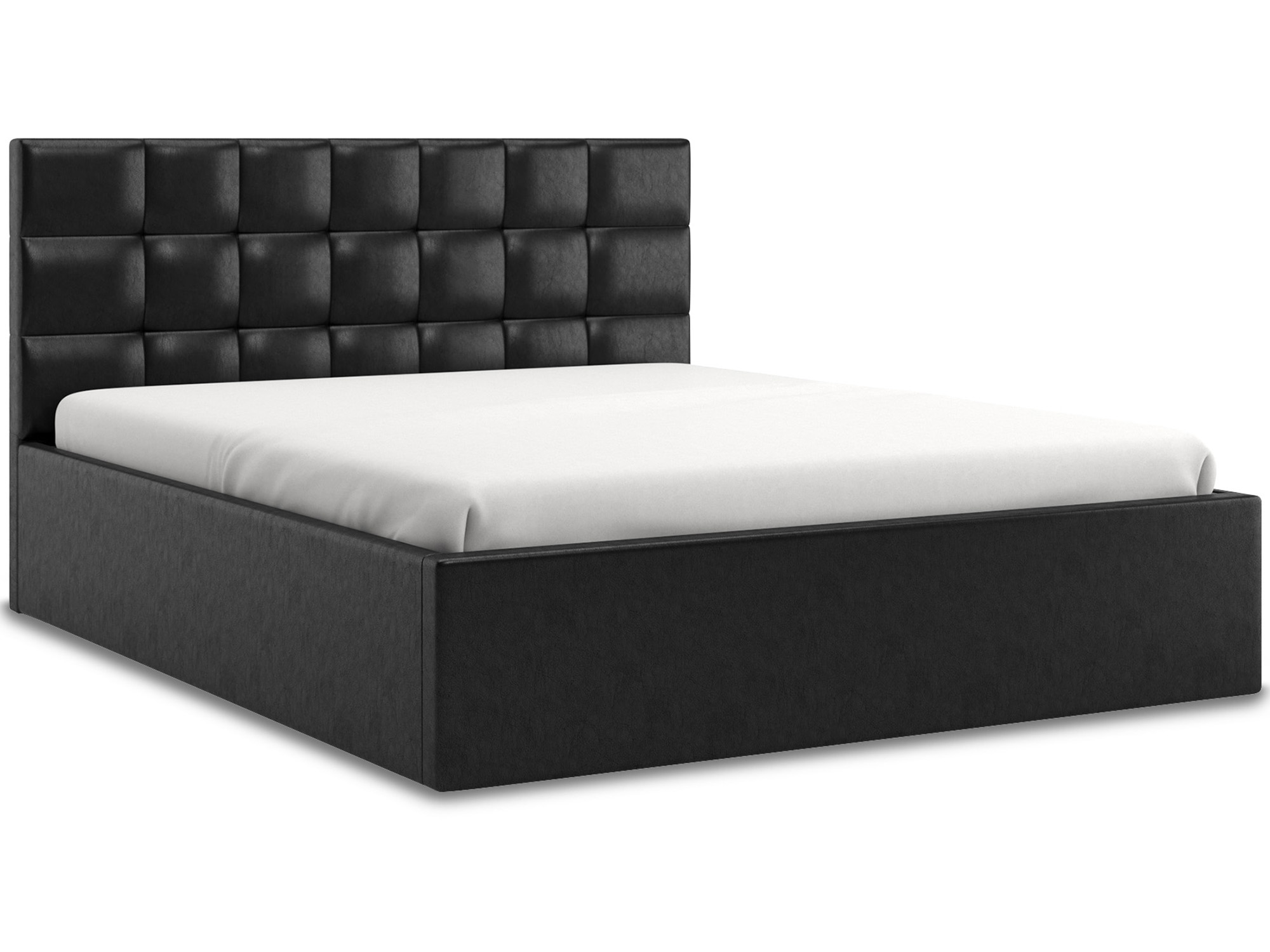 Кровать Симфония (160х200) Черный, Массив, ЛДСП кровать canzona 160х200 черный коричневый массив металл