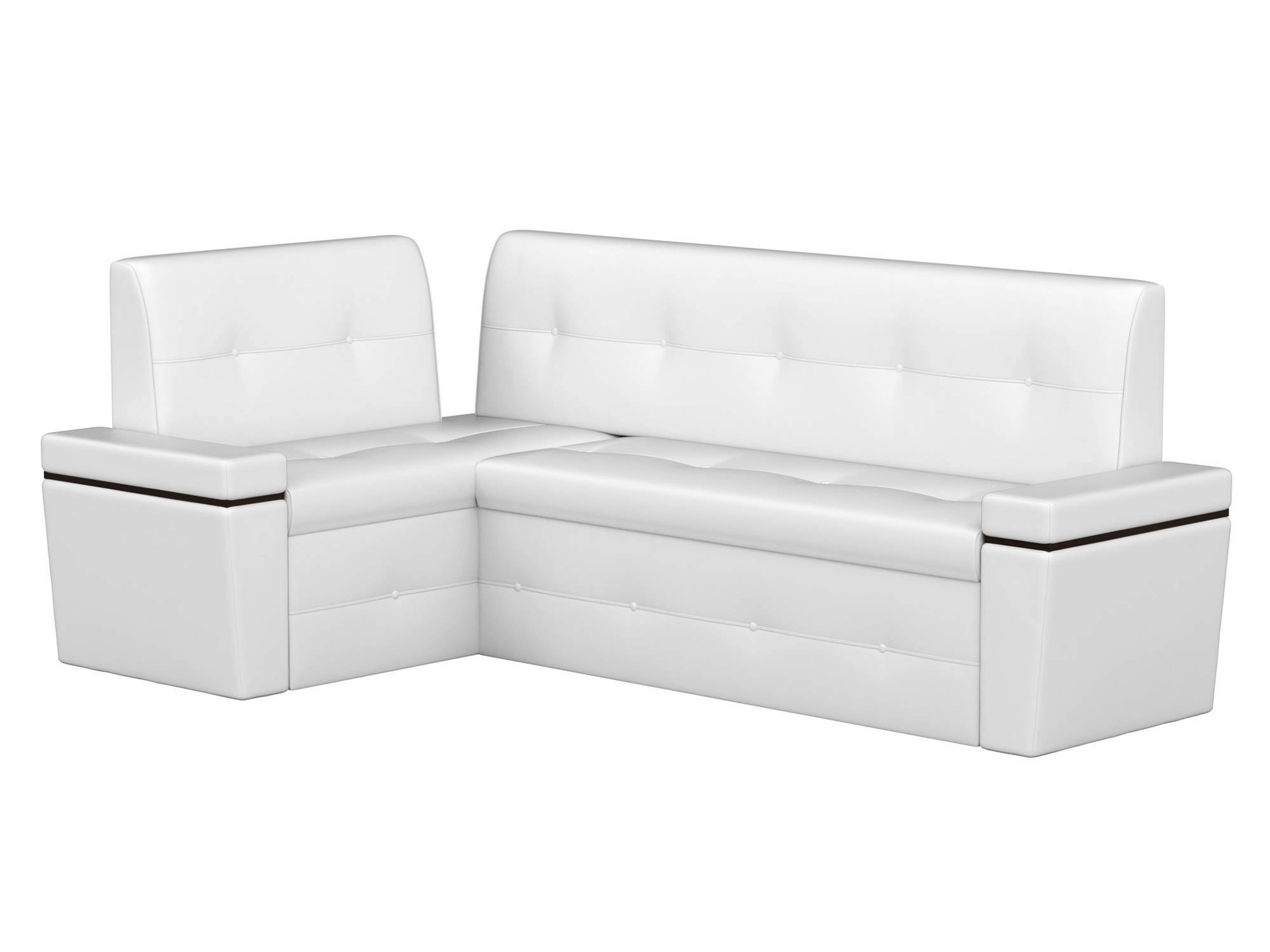 Кухонный диван Деметра Левый Белый, Фанера кухонный диван деметра левый белый фанера