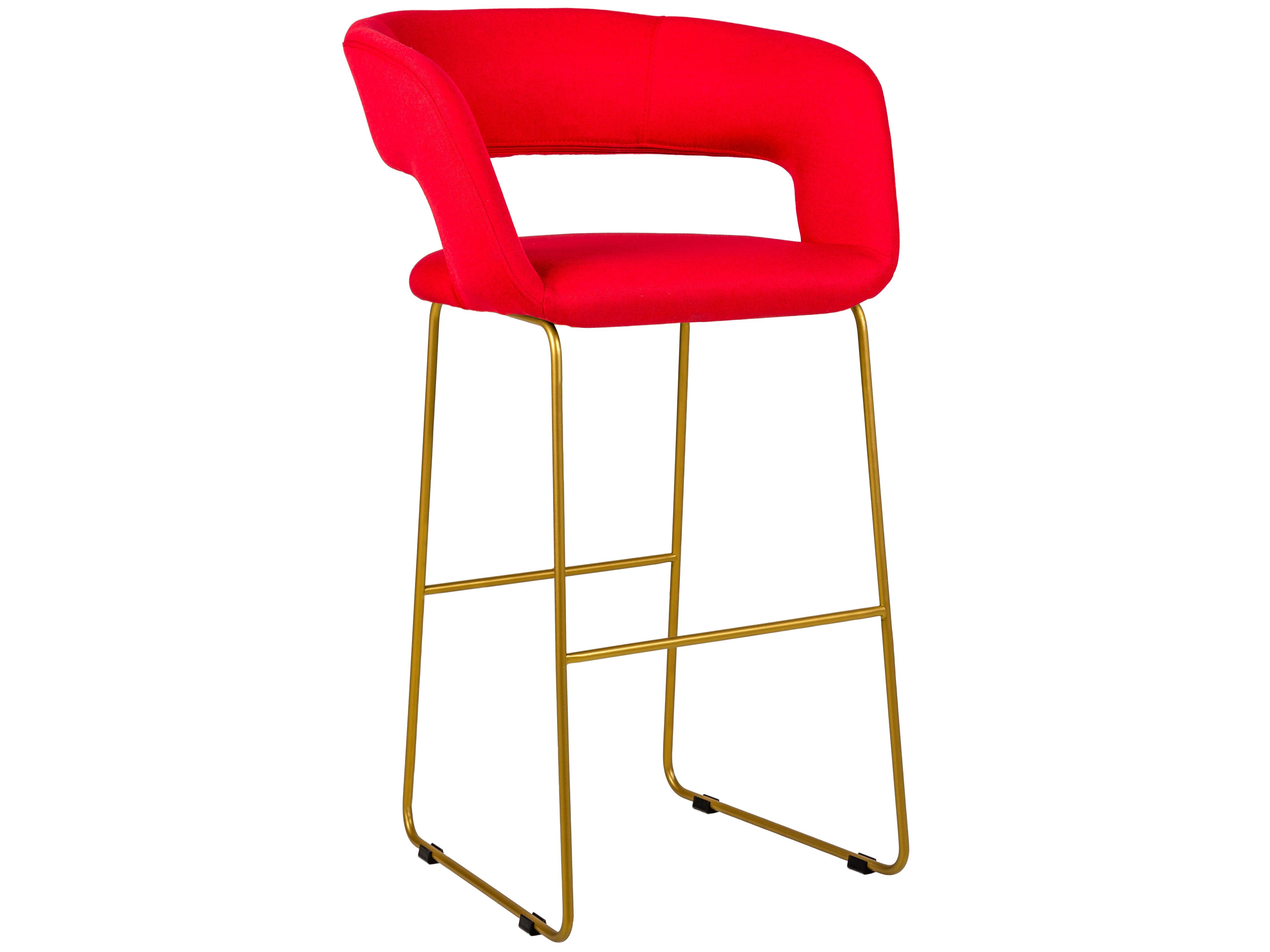Стул барный Hugs Красн/Link Золото Красный, Металл o203nordic барный стул простой железный искусство золото сетка красный высокий стул полый спинка для отдыха искусство барный стул