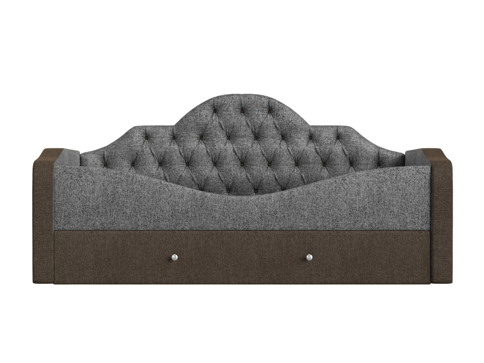 Детская кровать Скаут Серый, Коричневый, ЛДСП детская кровать мебелико делюкс рогожка коричневый
