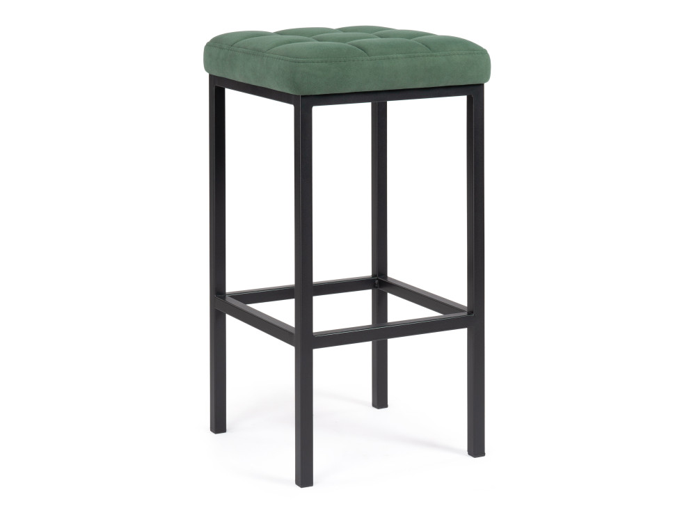 Лофт катания изумруд / черный матовый Барный стул Черный, Окрашенный металл пуф лофт зеленый велюр