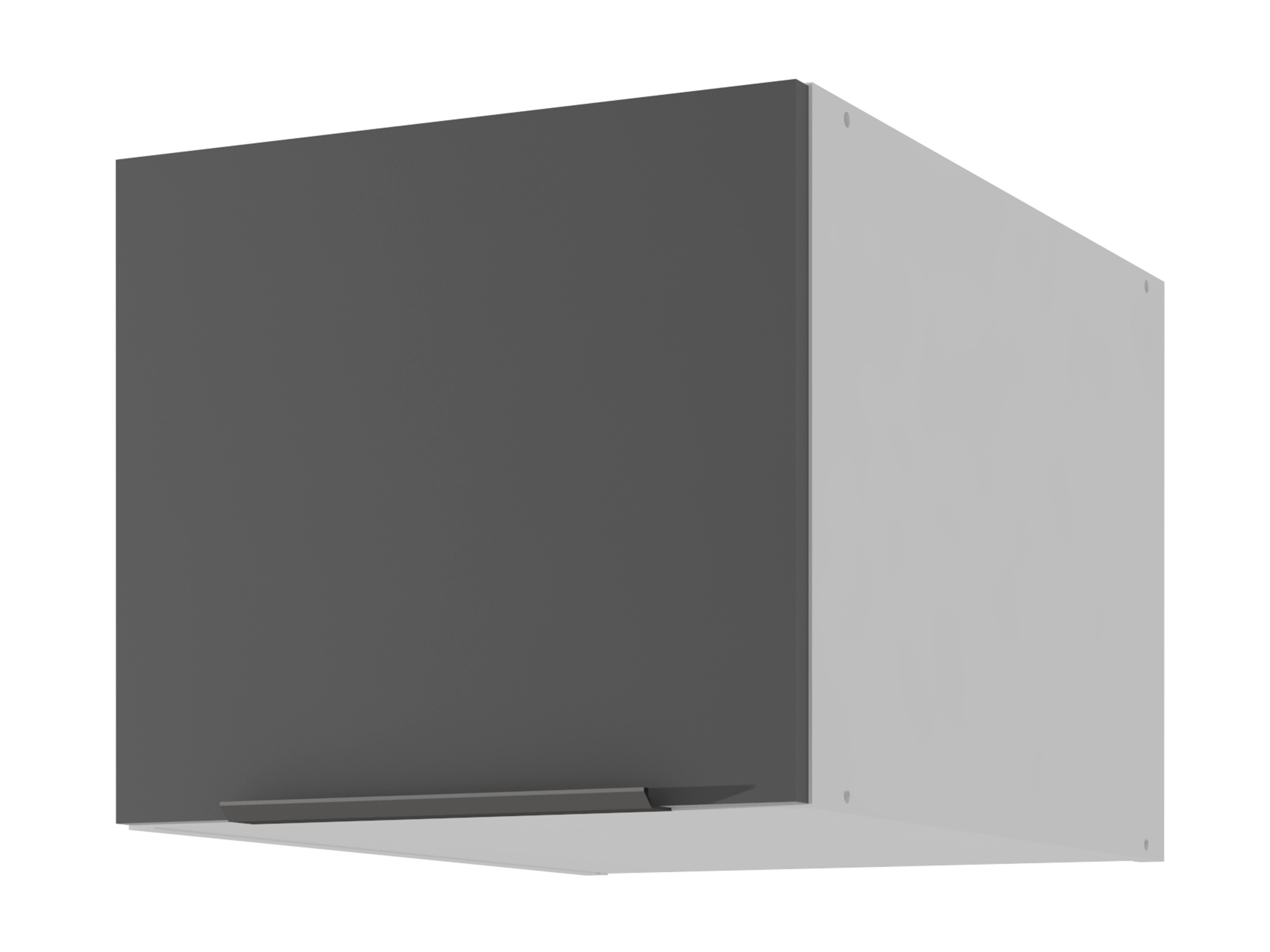 Шкаф антресольный 40 х 36 см Калипсо Белый, Черный, ЛДСП шкаф антресольный для девочек сенди белый фотопечать бежевый лдсп