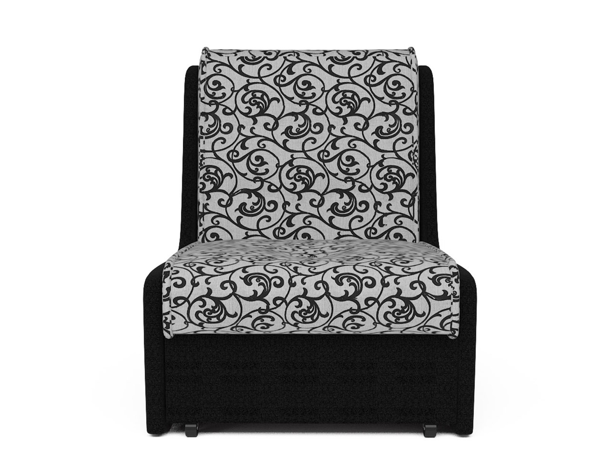 Кресло-кровать Ардеон 2 MebelVia Черно-серый, Рогожка, ДСП, Брус сосны, Фанера
