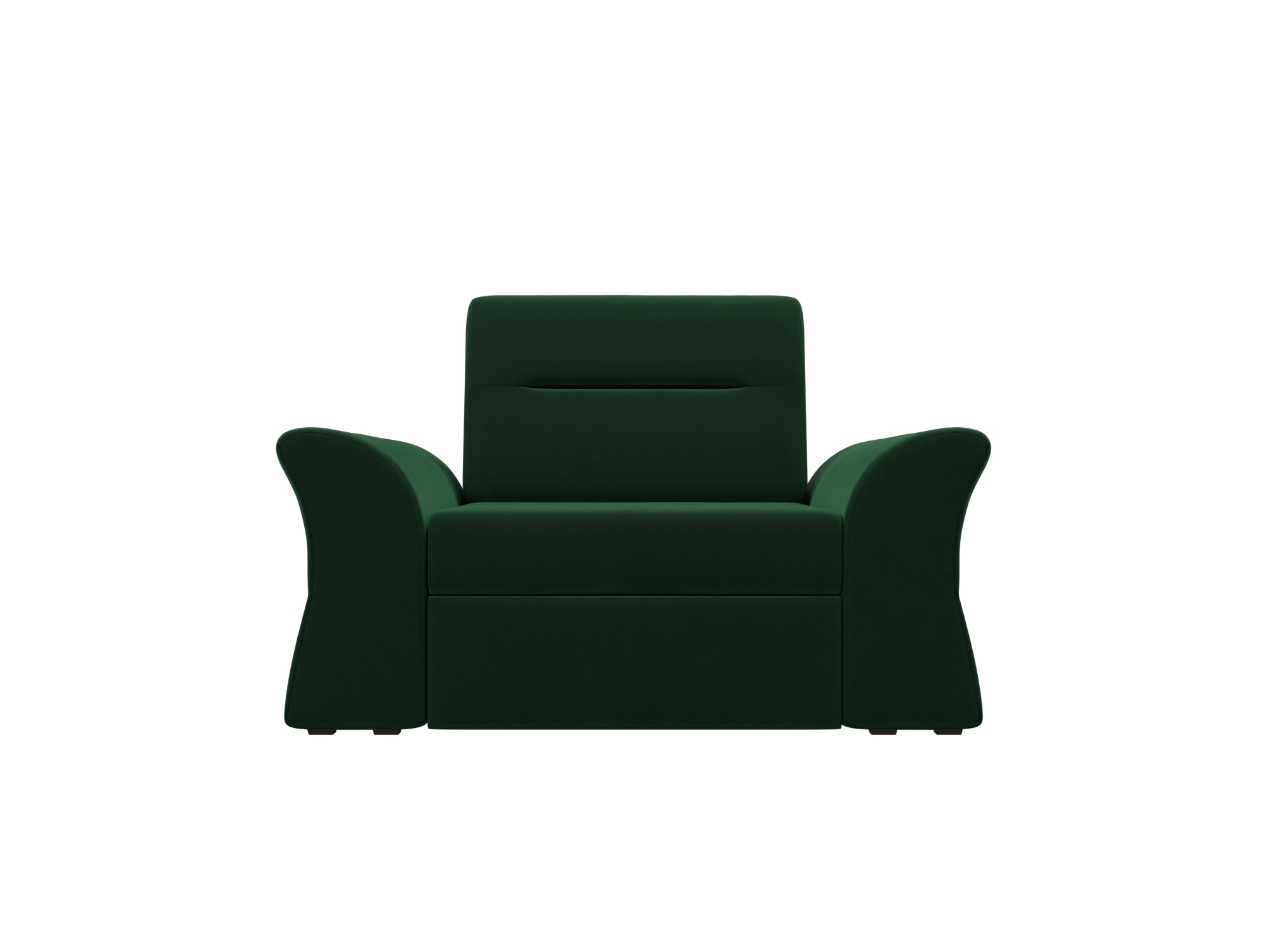 Кресло Клайд MebelVia Зеленый, Велюр, ЛДСП артмебель кресло клайд эко кожа белый