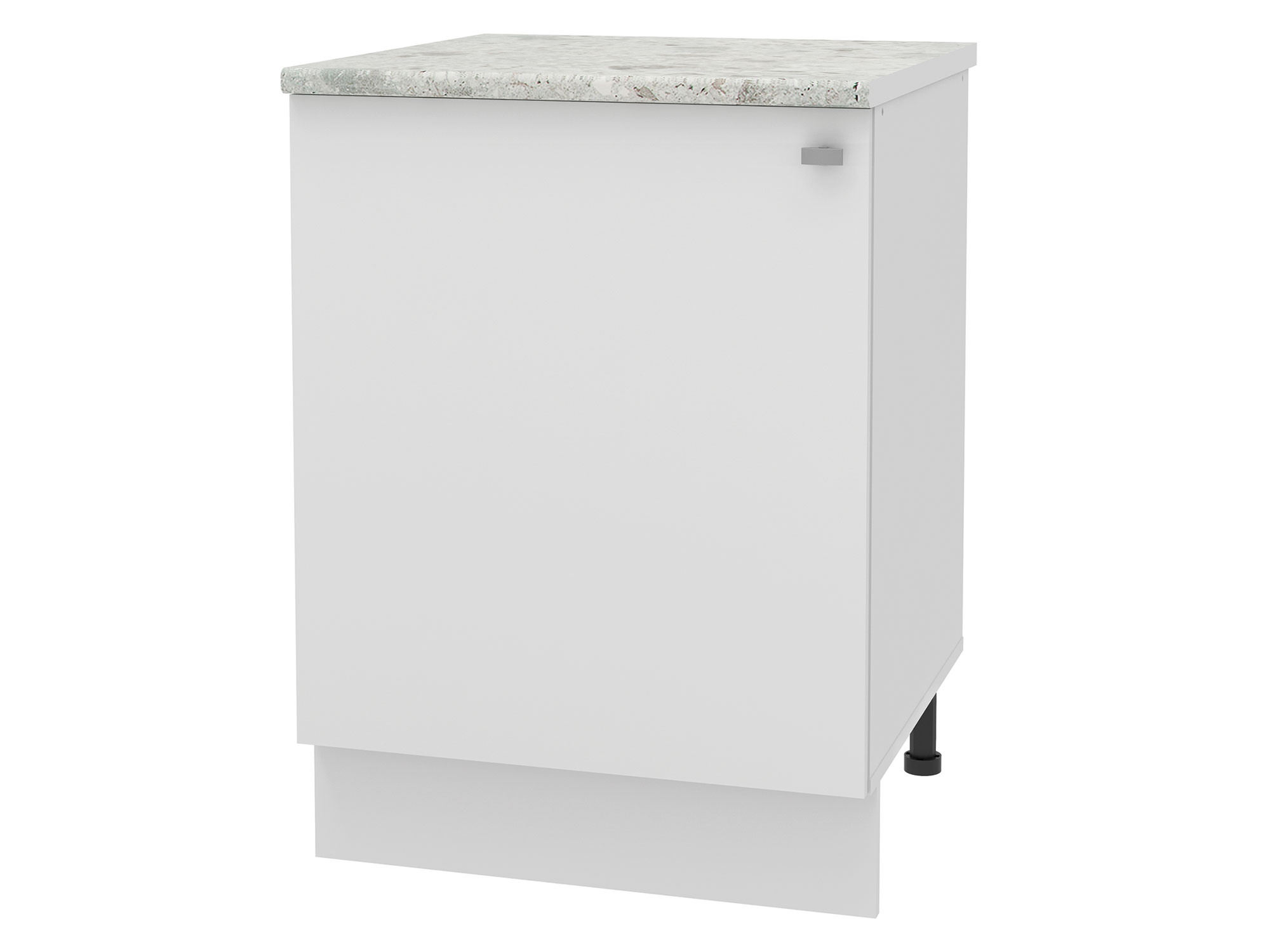 Скай шкаф напольный, 60 см Белый, ЛДСП скай шкаф напольный 80 см белый лдсп