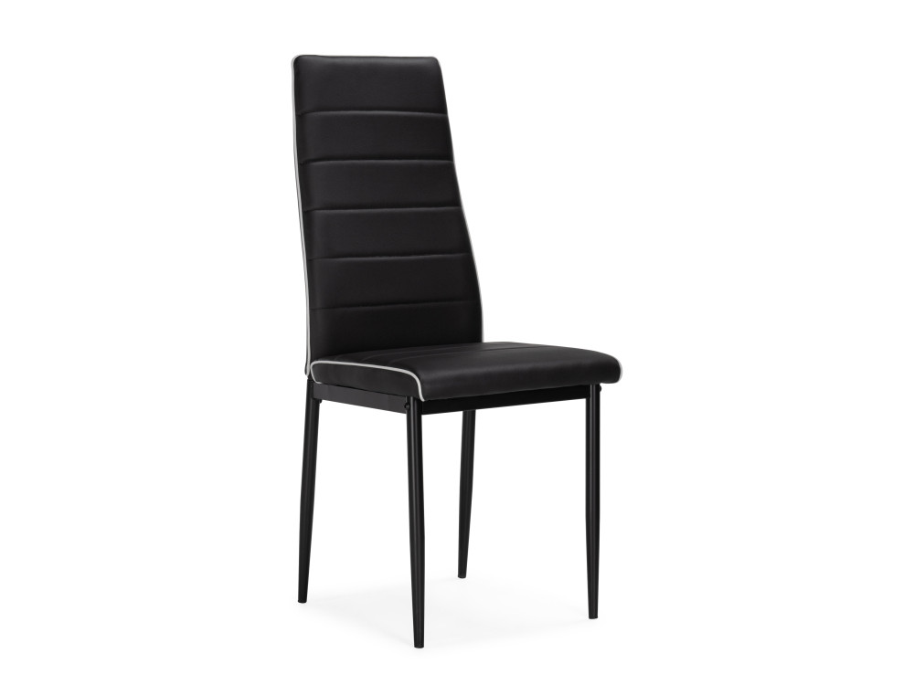 DC2-001 black / white Стул Черный, Окрашенный металл hagen pink white стул черный окрашенный металл