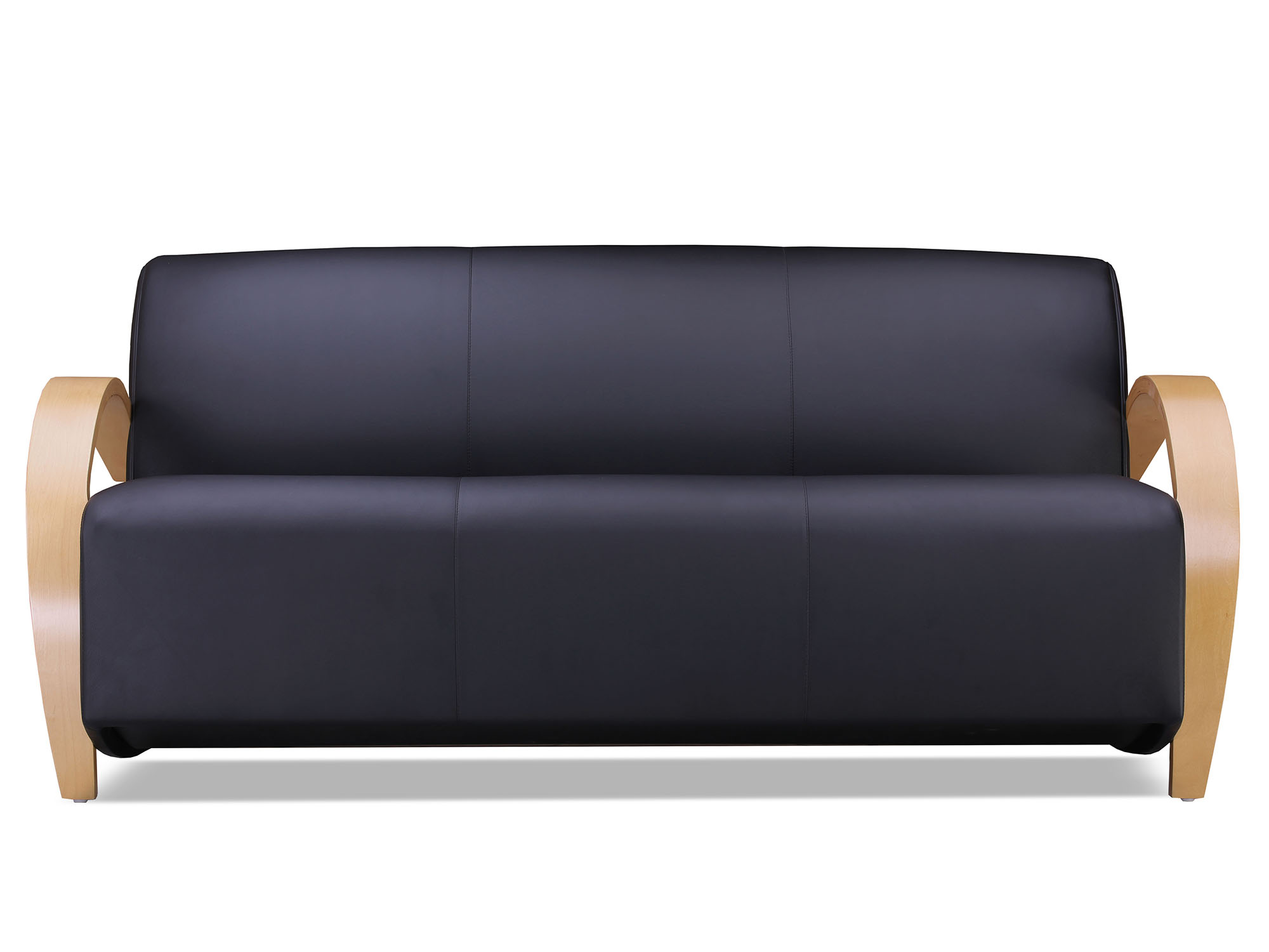 Диван Паладин 3-х местный MebelVia Черный, Искусственная кожа, МДФ диван ramart design паладин комфорт д3 orion grey