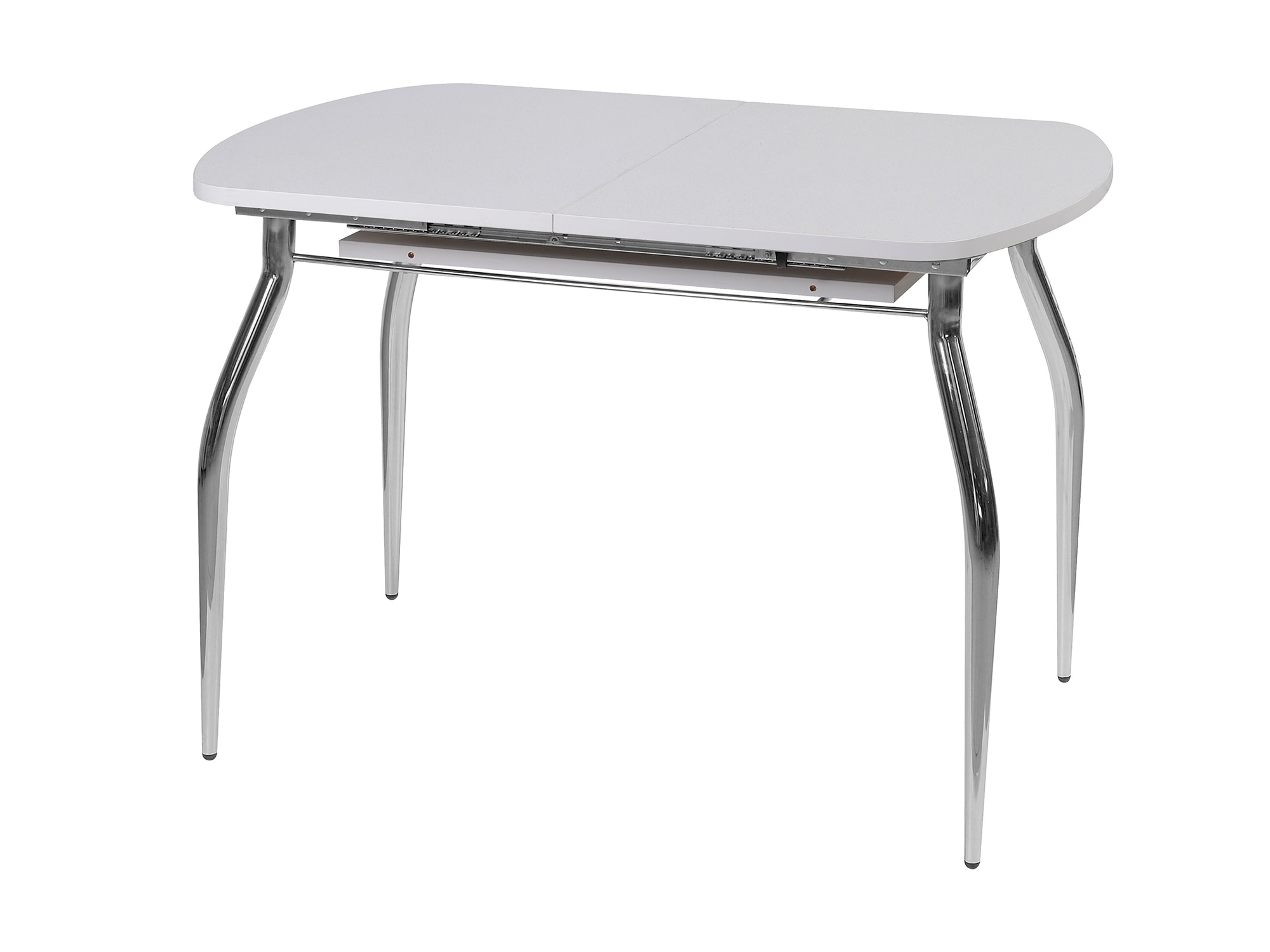 Стол раздвижной Бриз Серый, Сталь хромированная стол раздвижной бриз стол раздвижной бриз