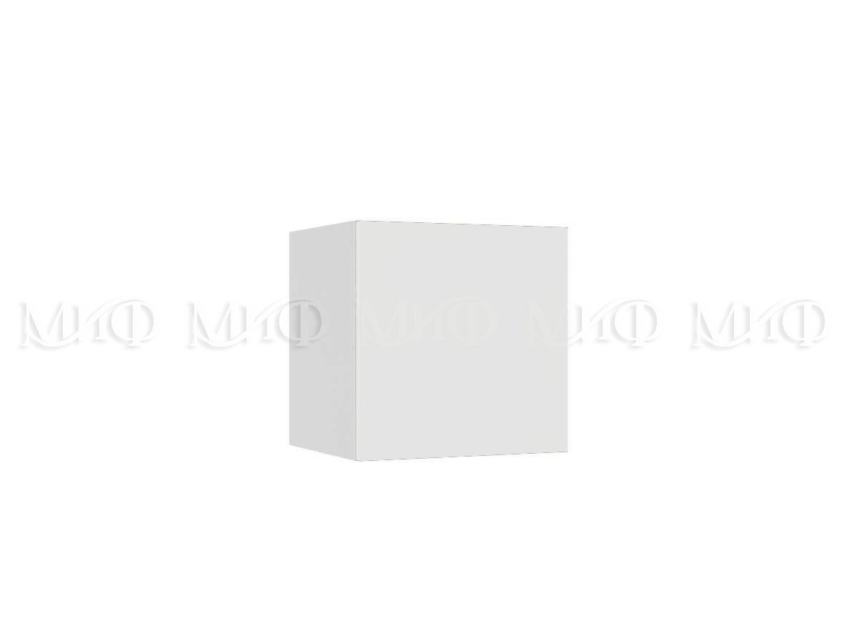 Флорис ШК-009 Шкаф навесной, белый МДФ, ЛДСП флорис шк 002 белый глянец холодный белый мдф лдсп