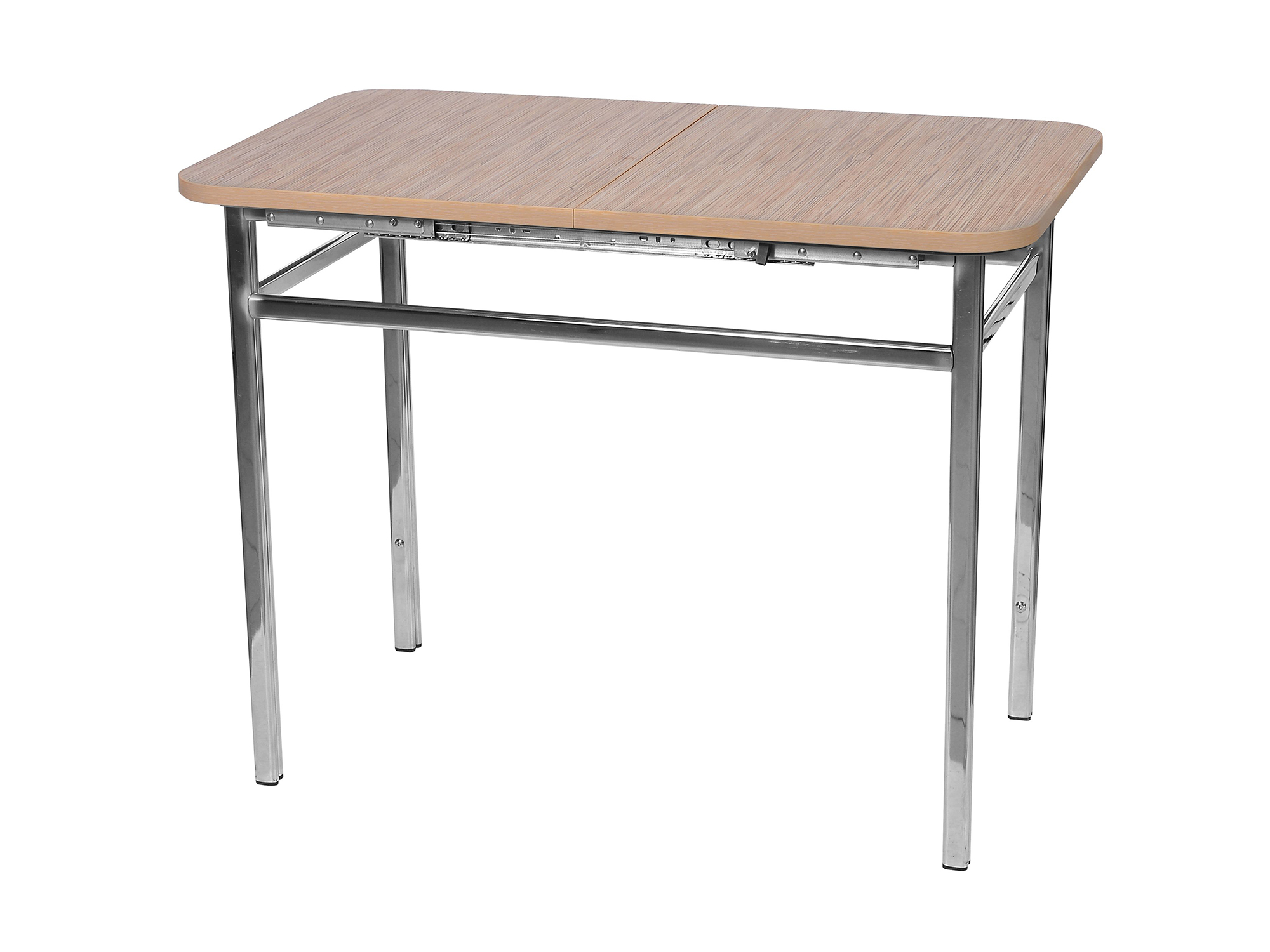 Стол раздвижной Экспресс Серый, Сталь хромированная стол раздвижной париж т3