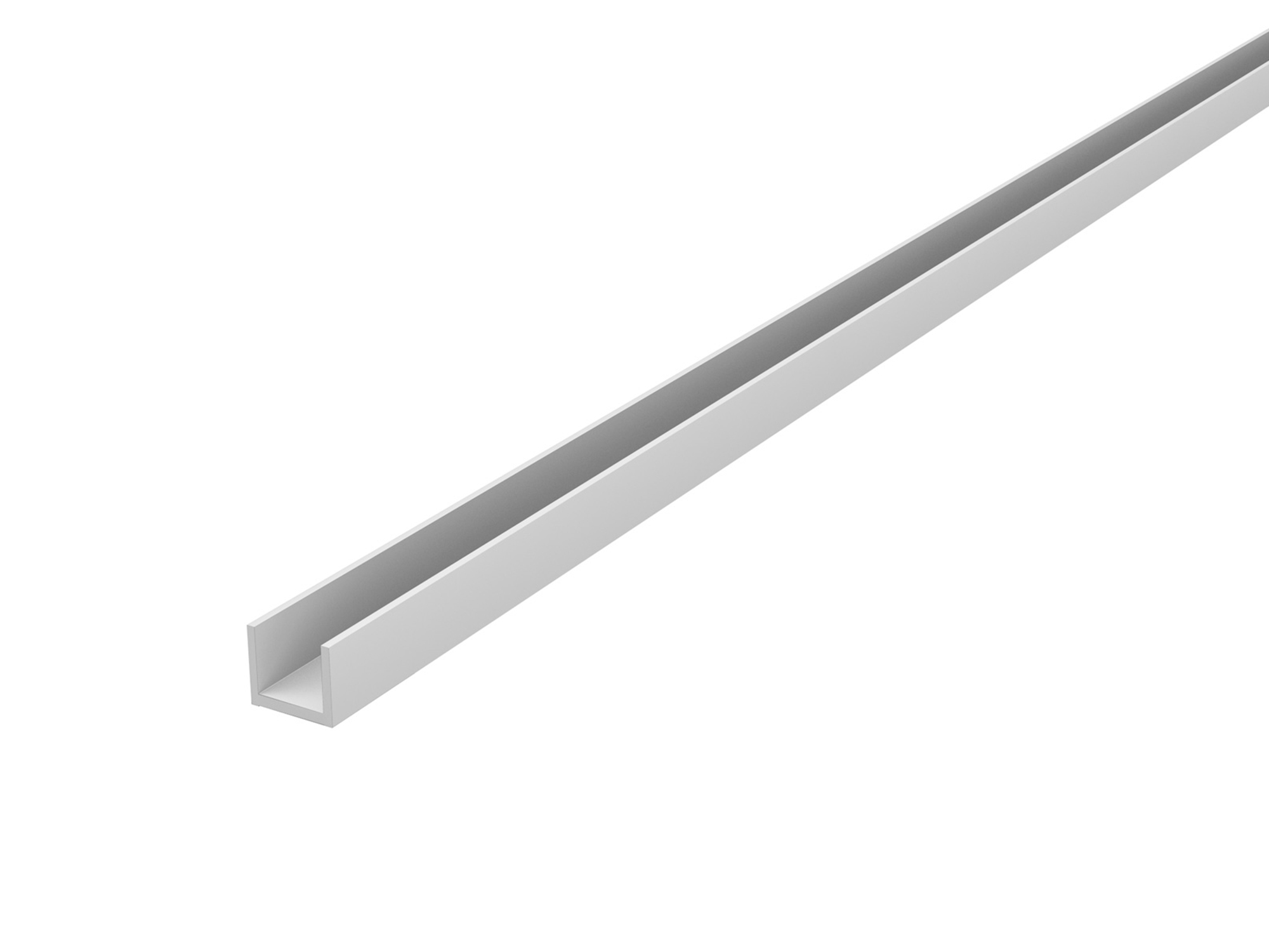 Планка торцевая для стеновой панели СТ-3 глянец Серый, Металл планка для стеновой панели щелевая 6 мм