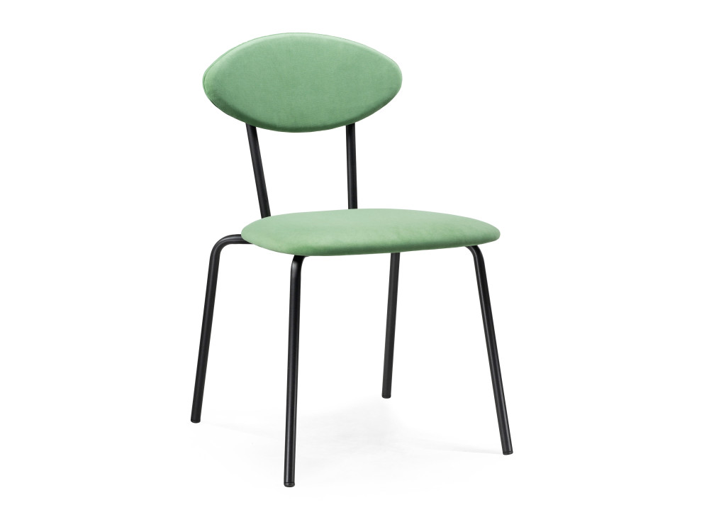 Мареон катания минт / черный матовый Стул Зеленый, Окрашенный металл честер зеленый черный стул черный окрашенный металл