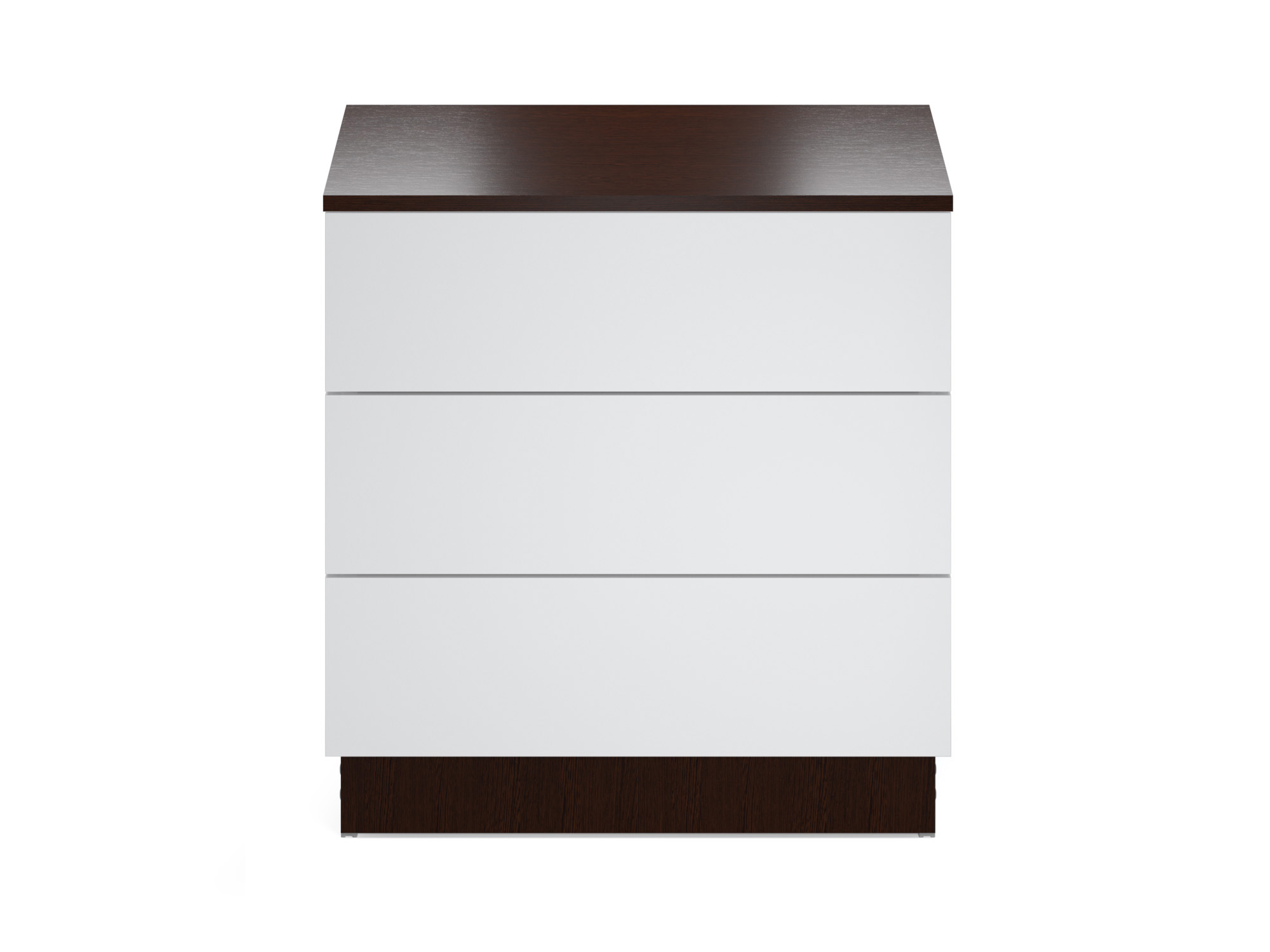 Комод Уно Белый, , Коричневый темный, ЛДСП комод тип 5 с рисунком коричневый темный лдсп зеркало