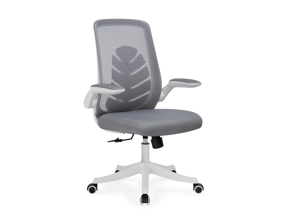 Jimi gray / white Компьютерное кресло MebelVia Серый, Сетка, Пластик