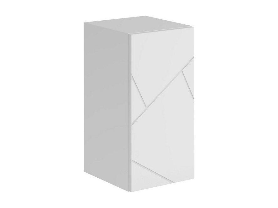 ГРАНЖ Шкаф навесной ШН-001 (Д.300) (Белый (Шагрень) / Белый софт) Бежевый, ЛДСП