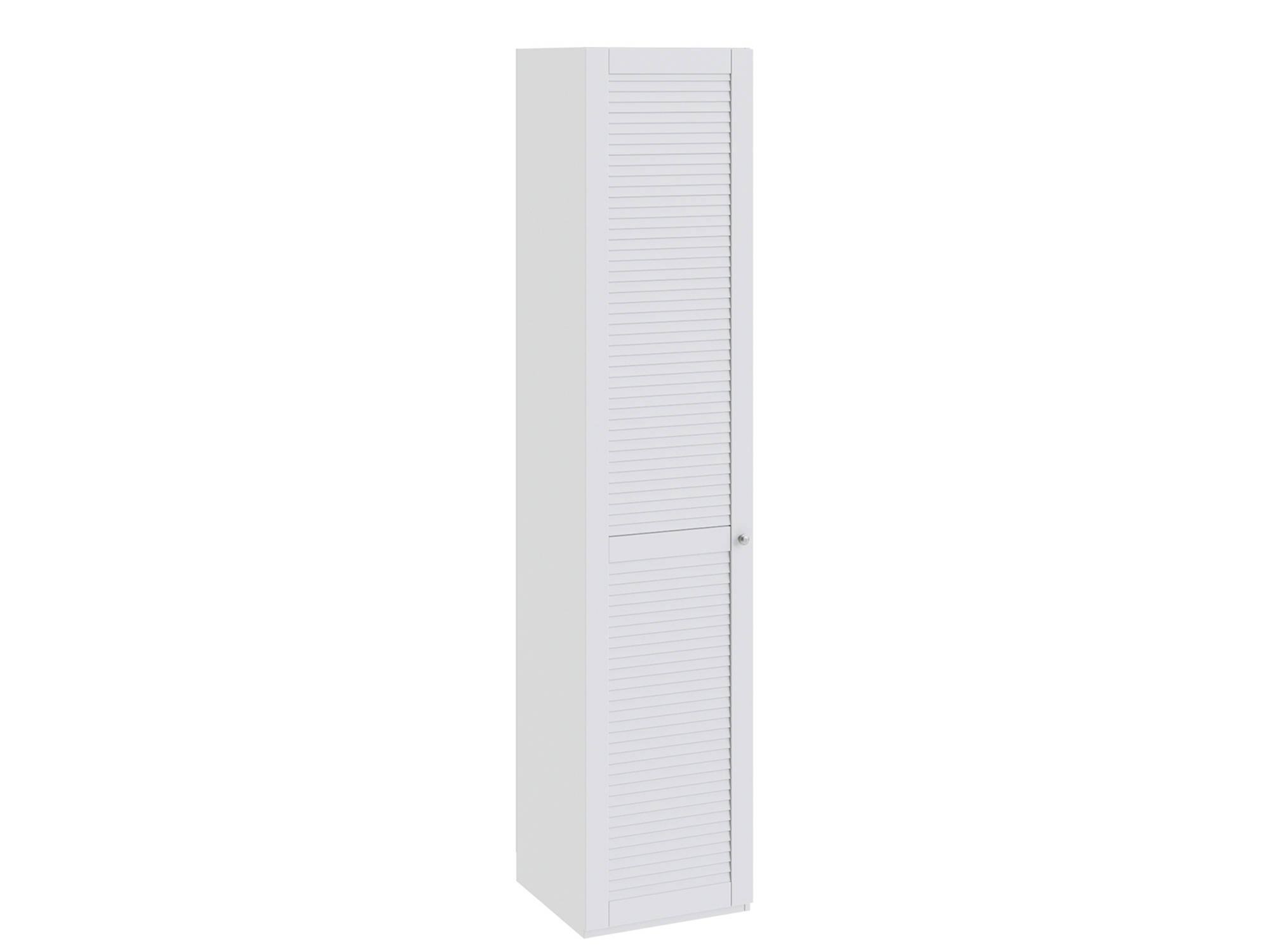 Шкаф для белья с 1 дверью Ривьера Белый, МДФ, ЛДСП, Кромка ABS
