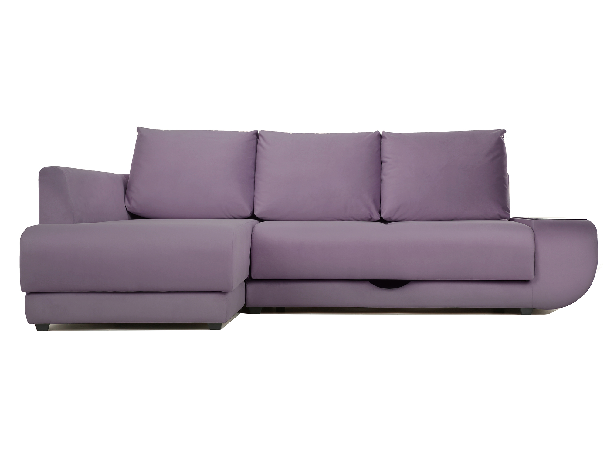 Угловой диван с независимым пружинным блоком Поло LUX НПБ (Нью-Йорк угловой диван поло lux нью йорк левый mebelvia бежевый коричневый микровелюр лдсп брус фанера
