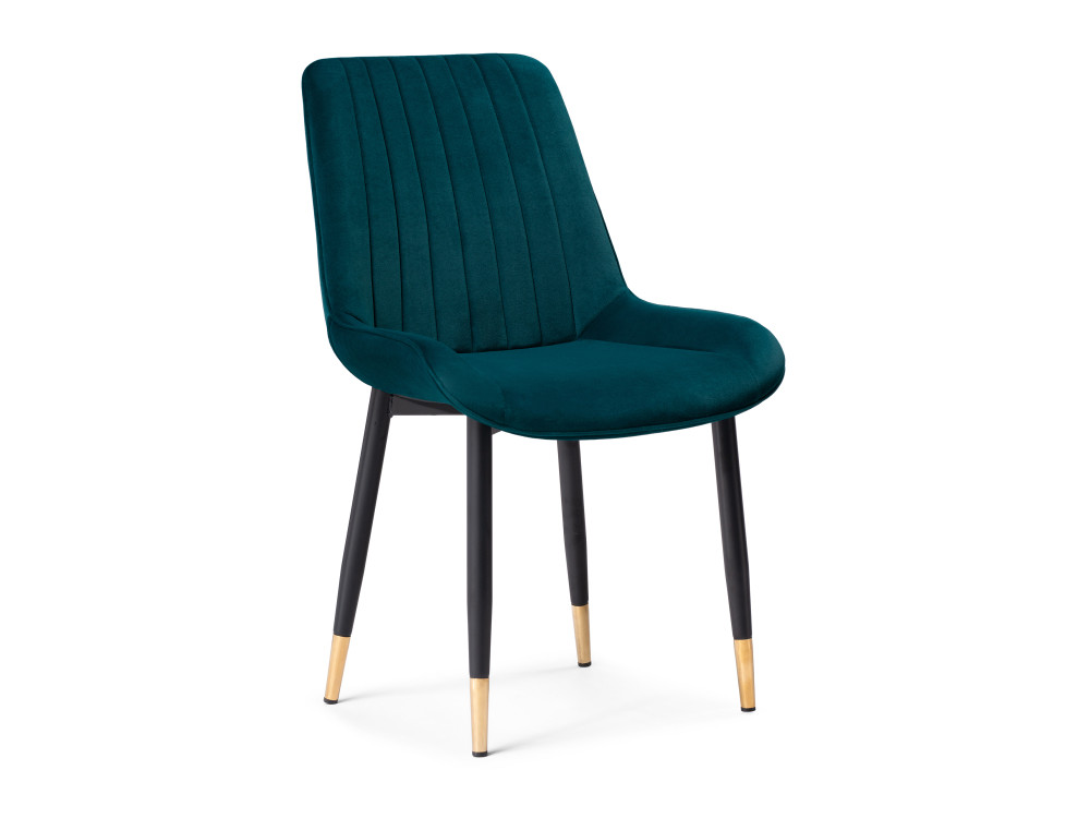 Seda 1 green / gold / black Стул Черный, Окрашенный металл seda голубой стул голубой окрашенный металл